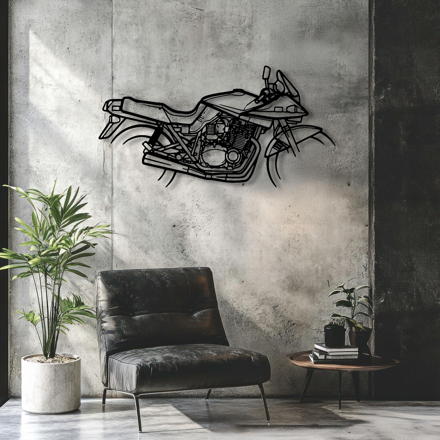 GS1000 Katana 1982 Silhouette Metal Wall Art