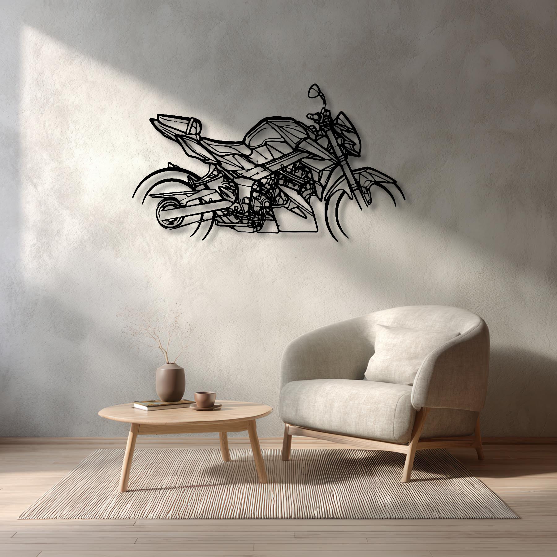 GSR750 2016 Silhouette Metal Wall Art