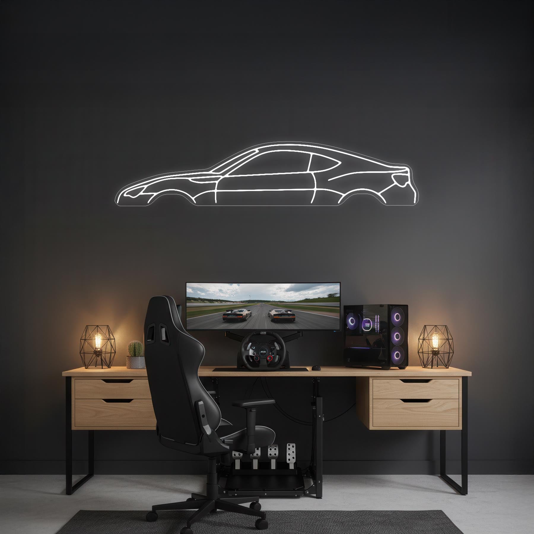 GT86 2020 Neon Silhouette