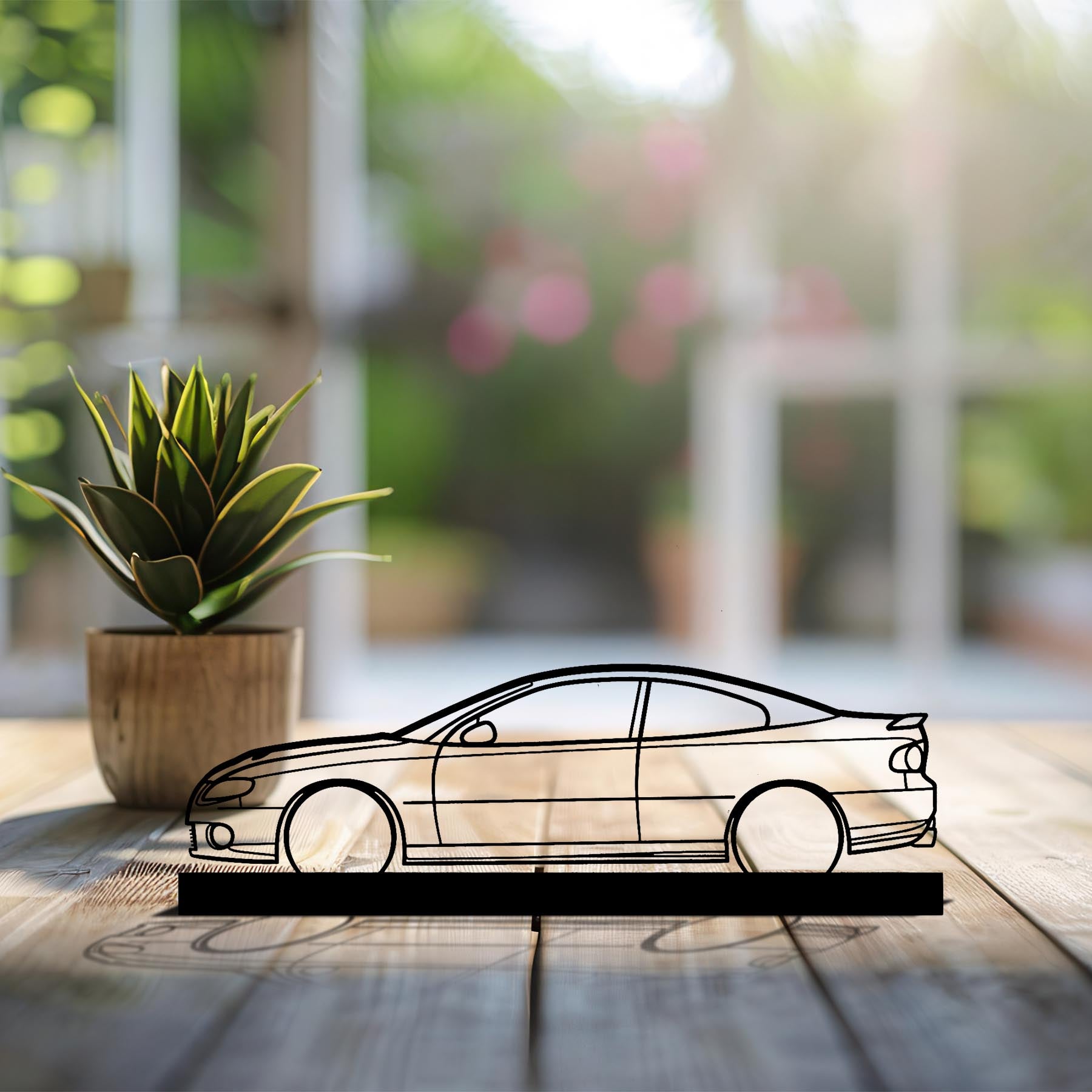 GTO 2006 Silhouette Metal Art Stand