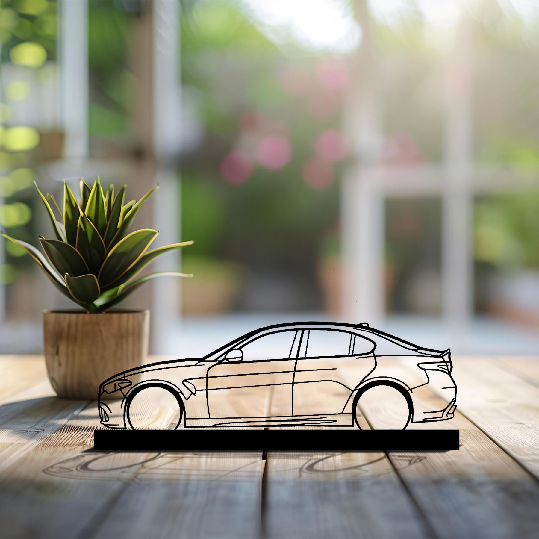 Giulia Silhouette Metal Art Stand