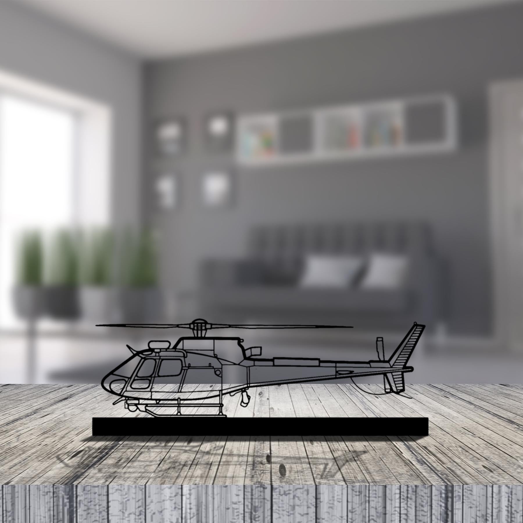 H125E Silhouette Metal Art Stand