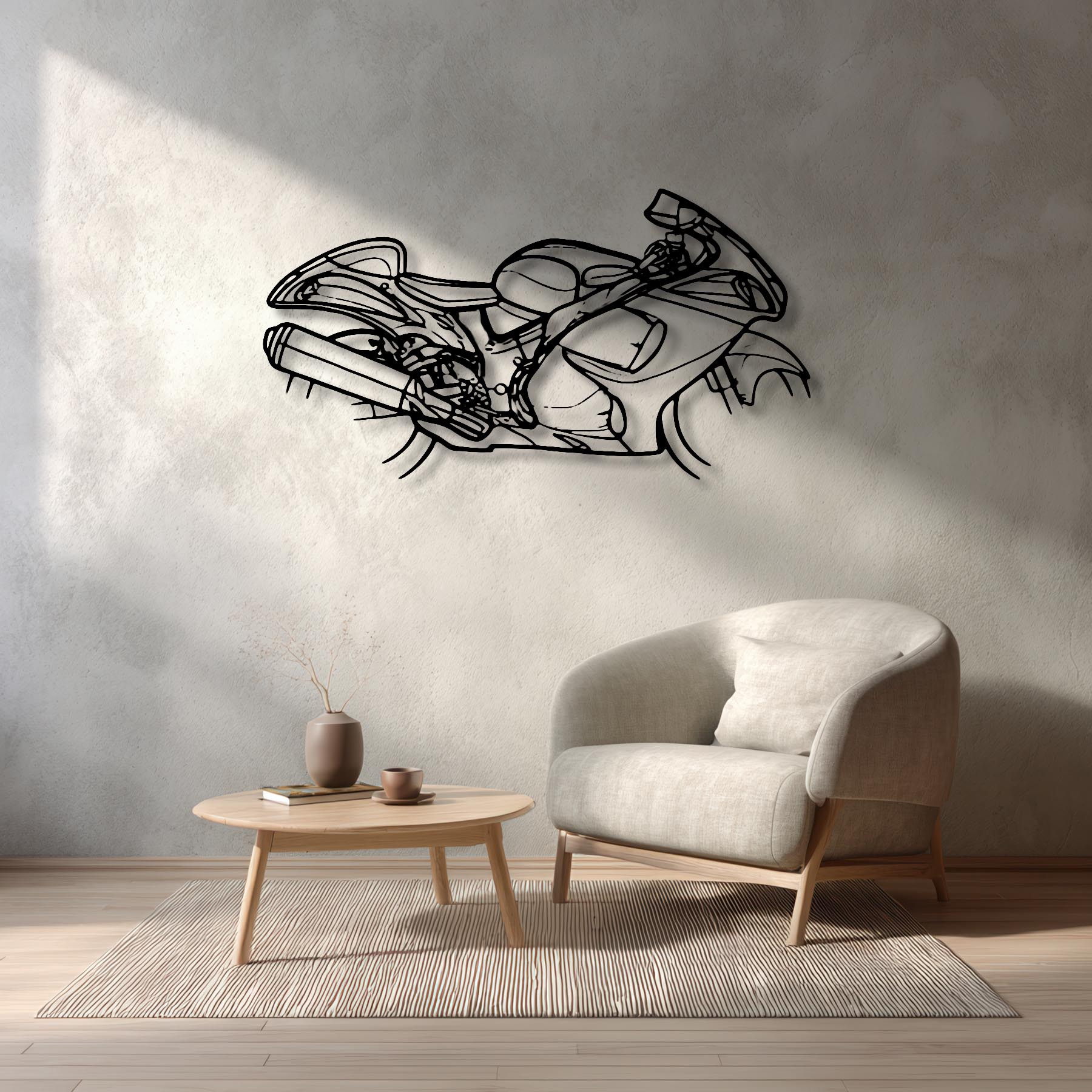 Hayabusa 2012 Silhouette Metal Wall Art