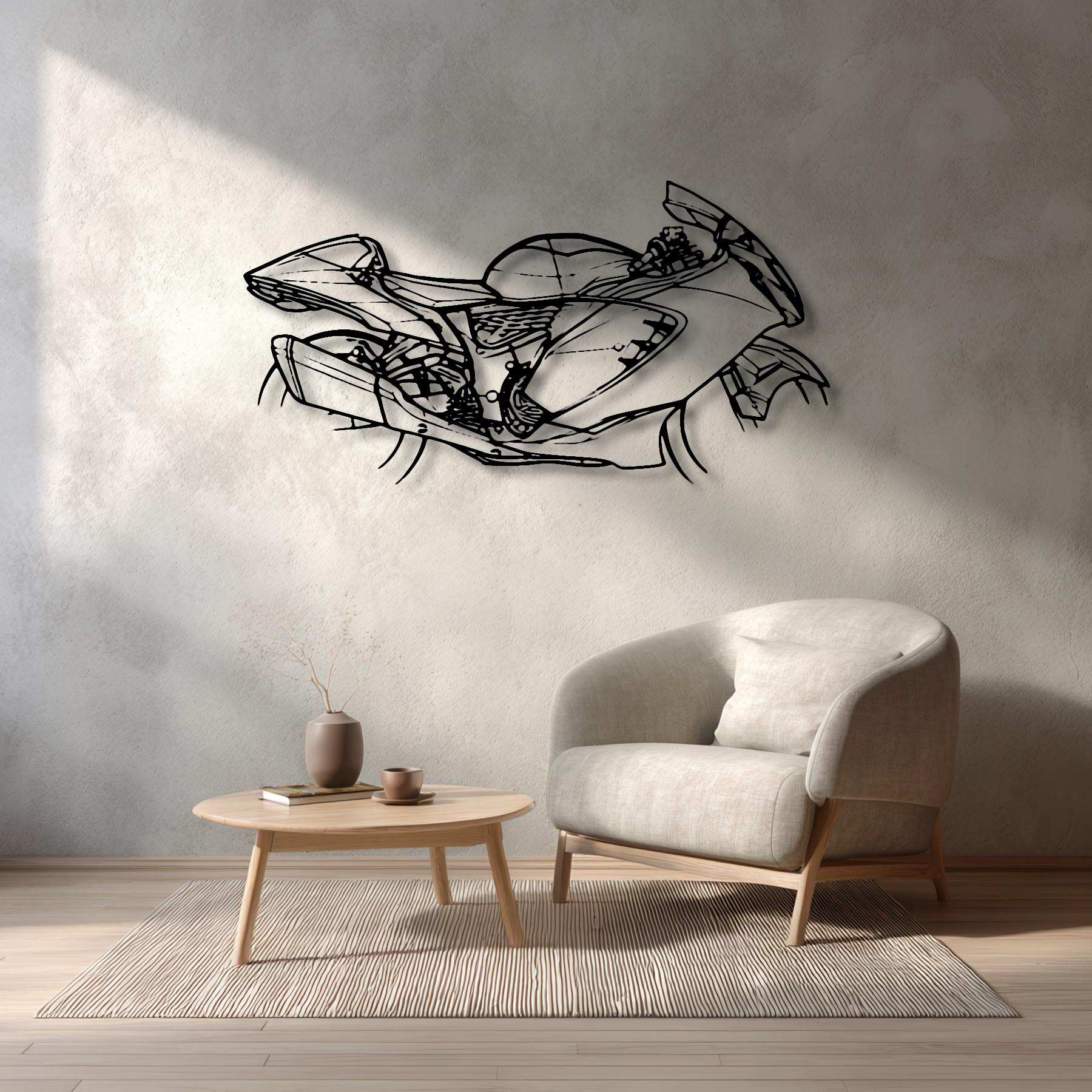 Hayabusa 2023 Silhouette Metal Wall Art
