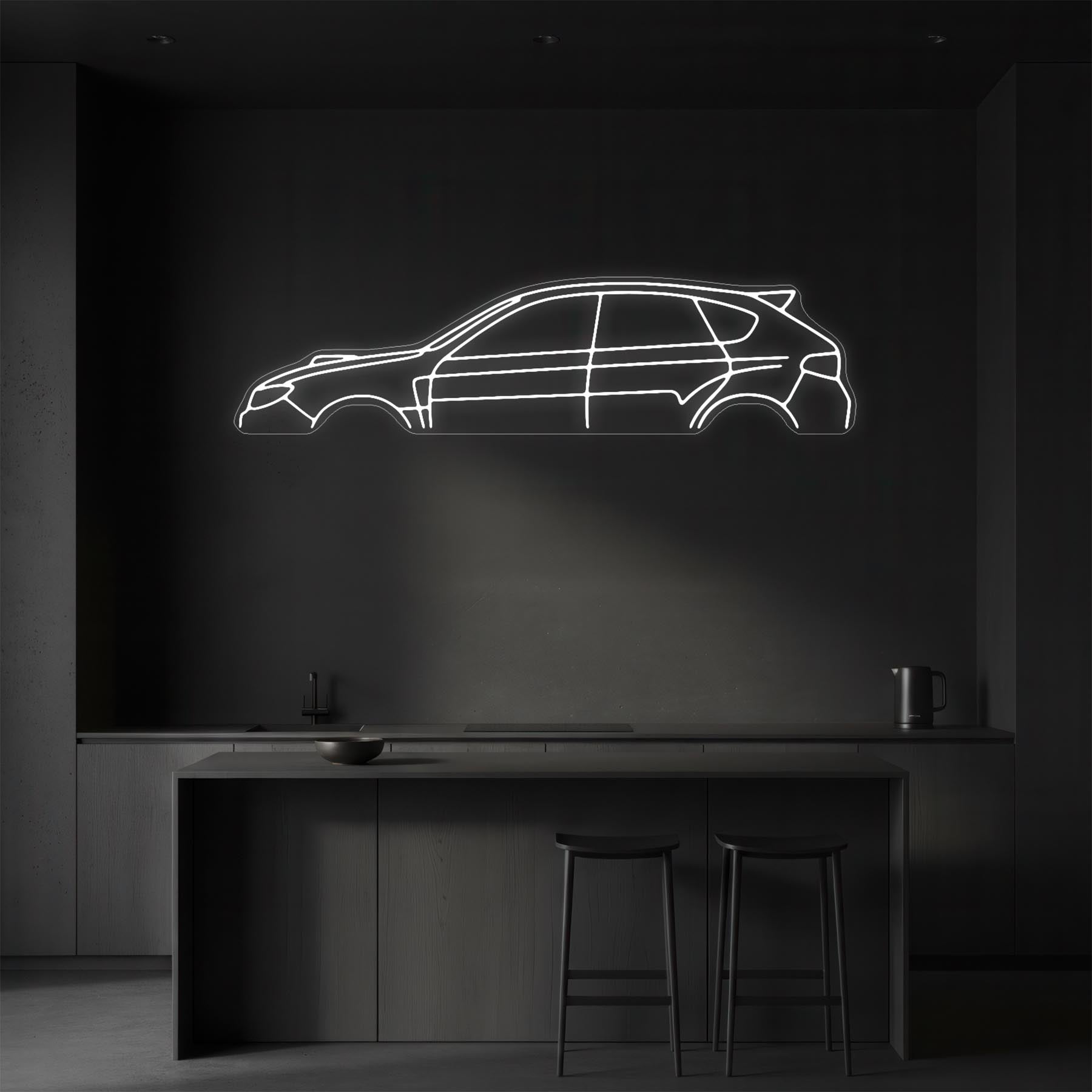 Impreza WRX 2008 Neon Silhouette