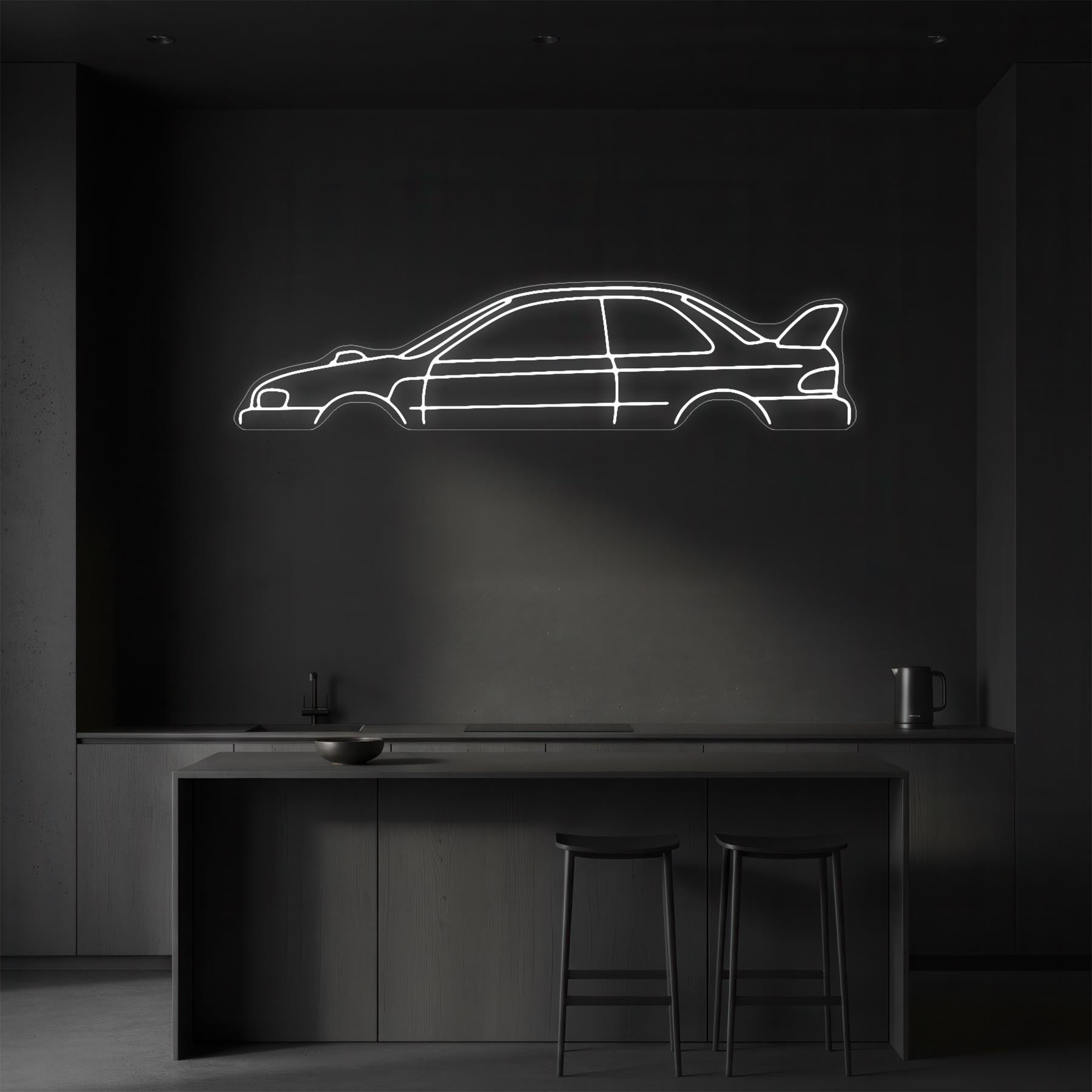 Impreza WRX 22B Neon Silhouette