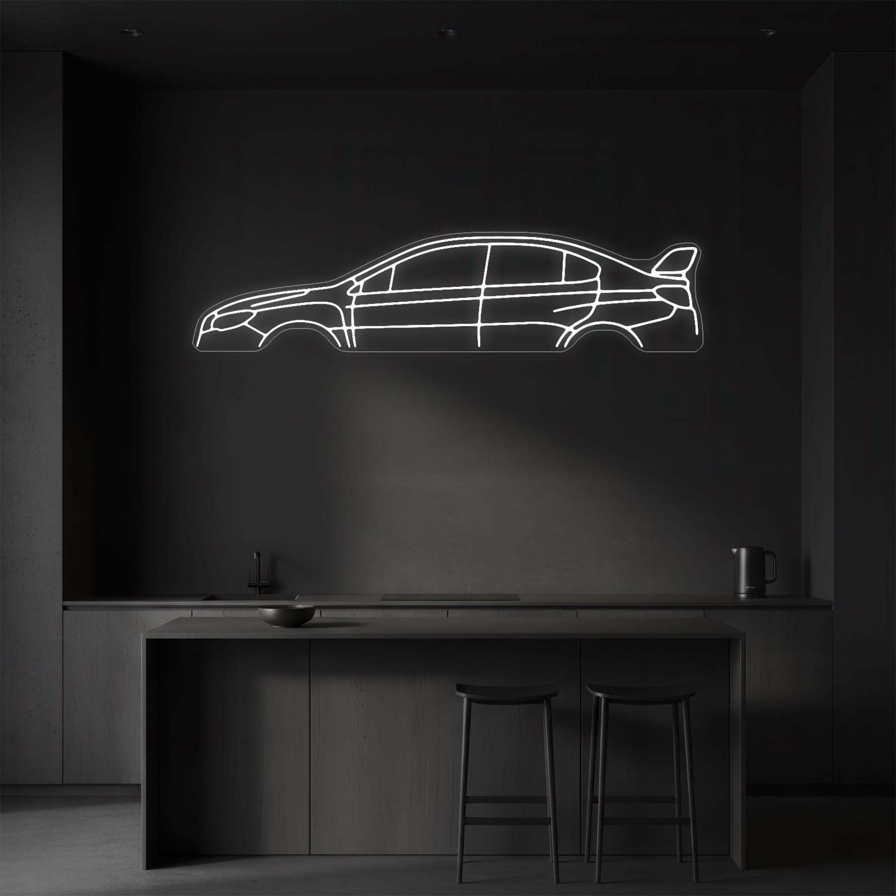 Impreza WRX STI 2018 Neon Silhouette