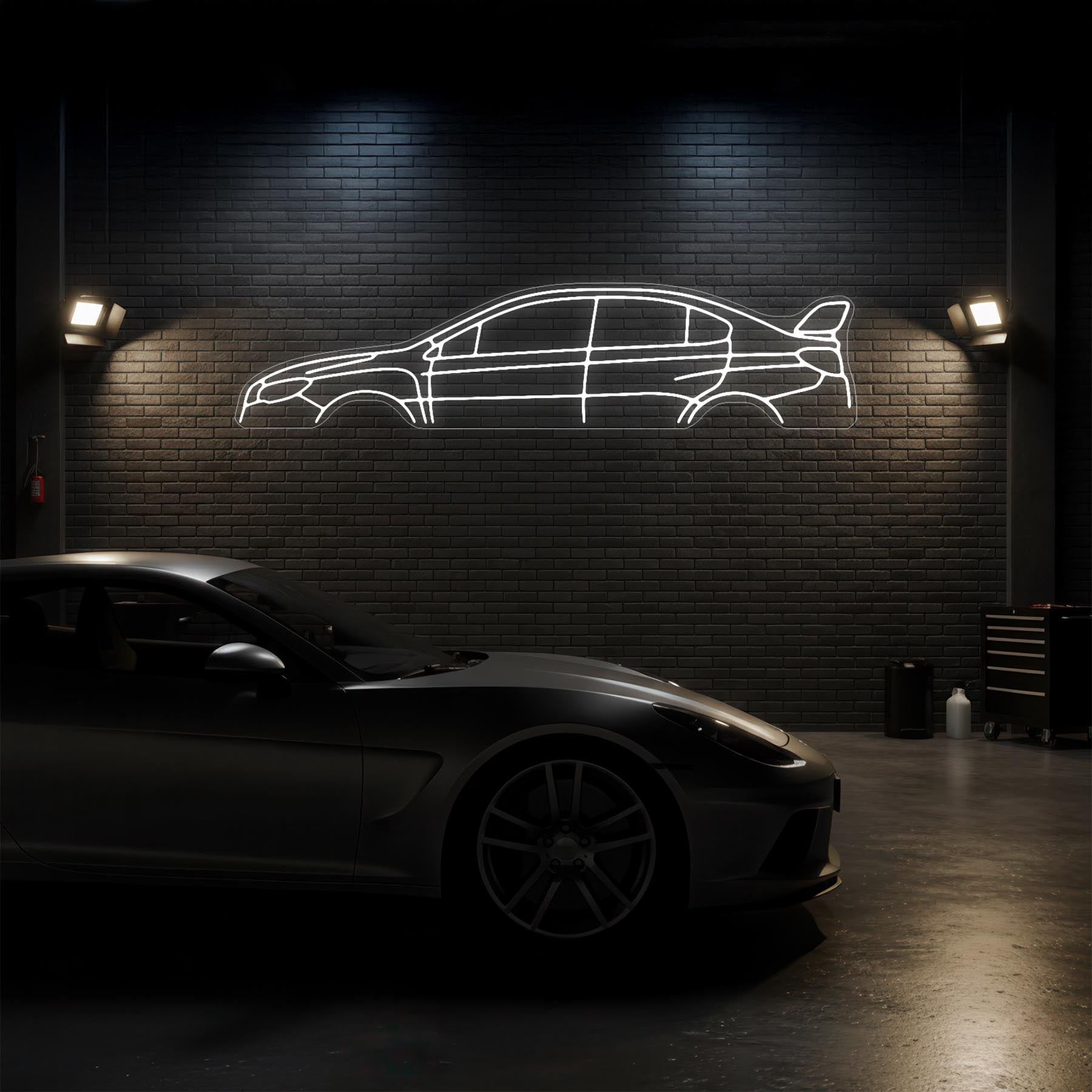 Impreza WRX STI 2018 Neon Silhouette