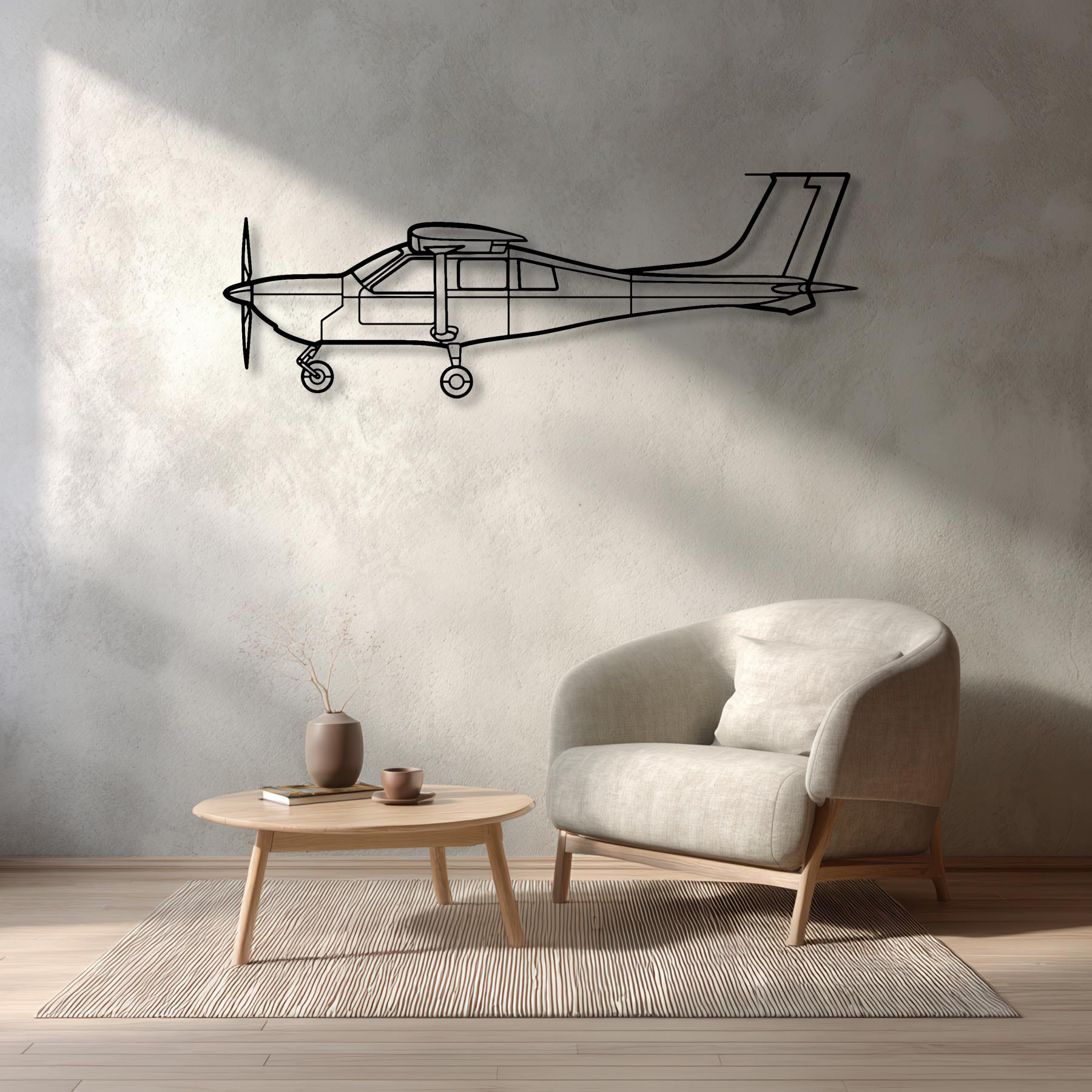 J500 Metal Aircraft Wall Art - NCP0331