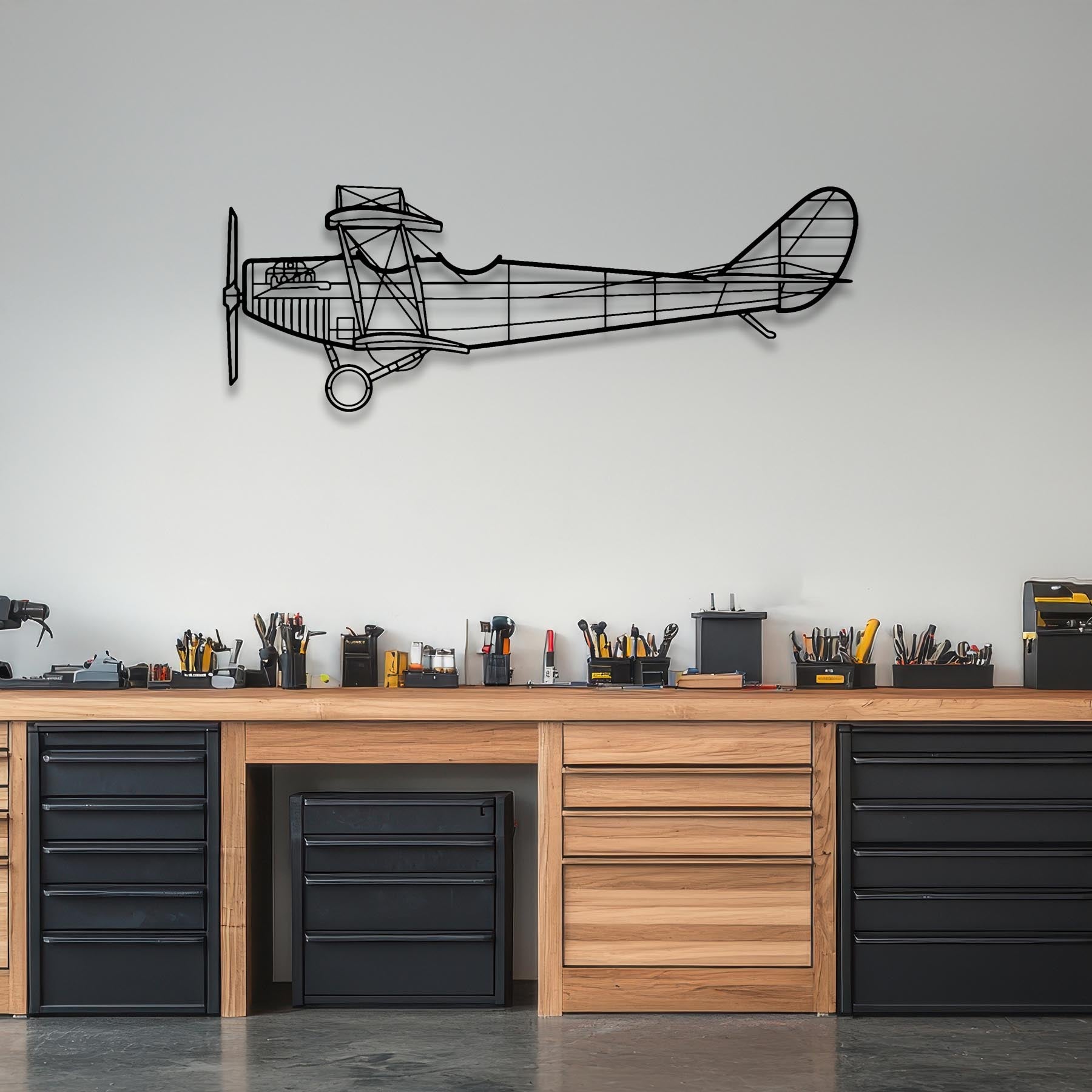 JN-4A Metal Aircraft Wall Art - NCP0430