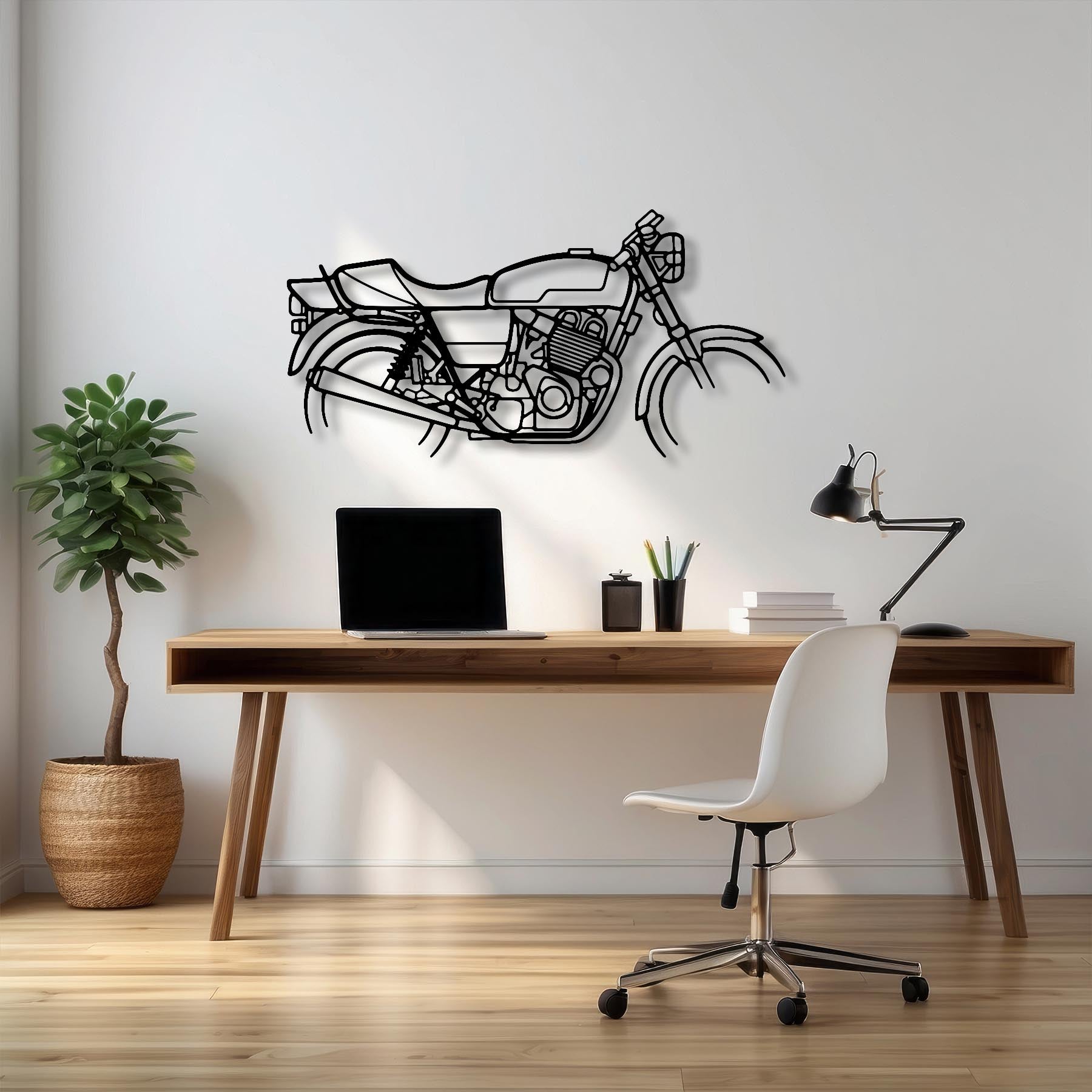Jota 1000 1979 Silhouette Metal Wall Art