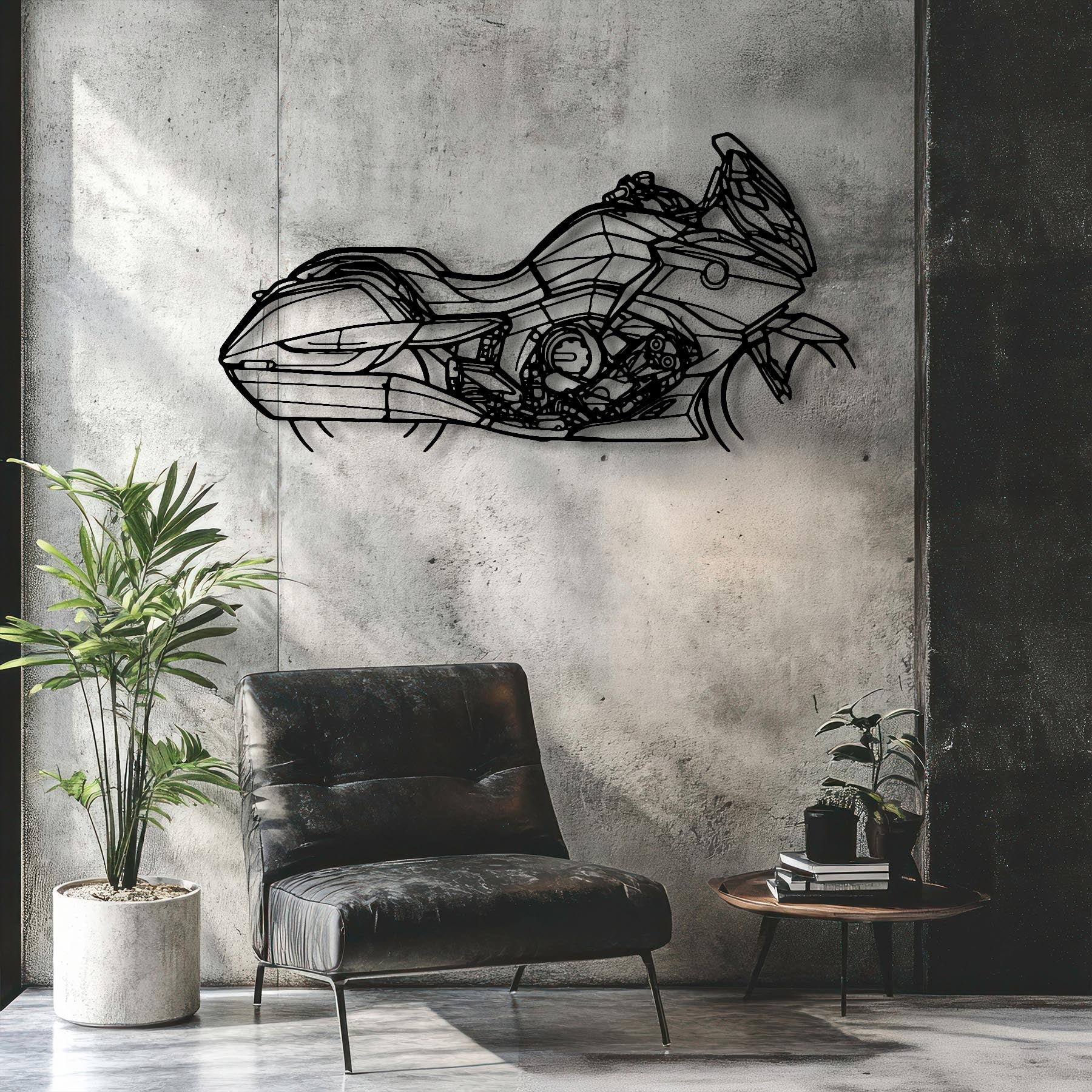 K1600B 2022 Silhouette Metal Wall Art