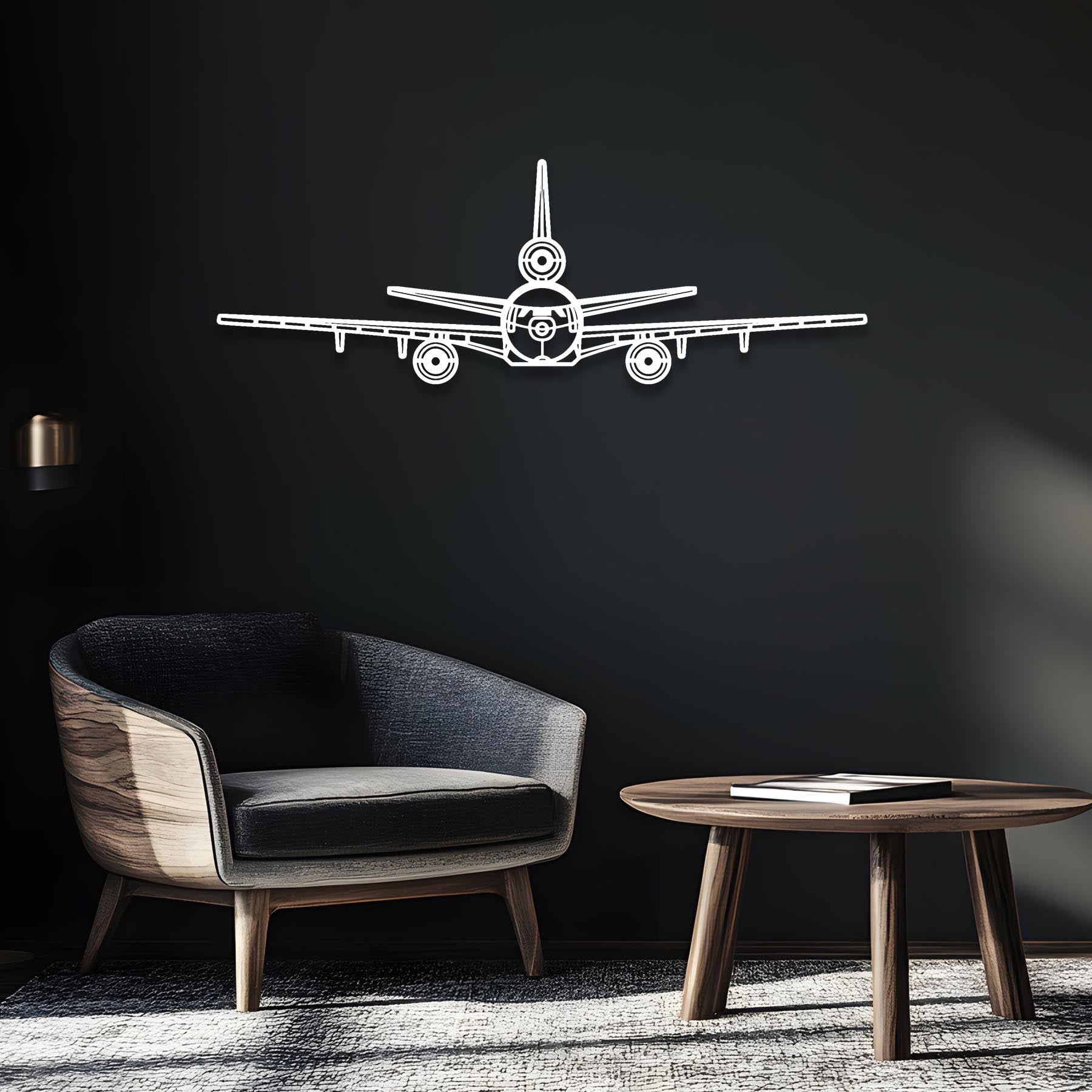 KC-10 Extender Front Metal Aircraft Wall Art - NCP0574