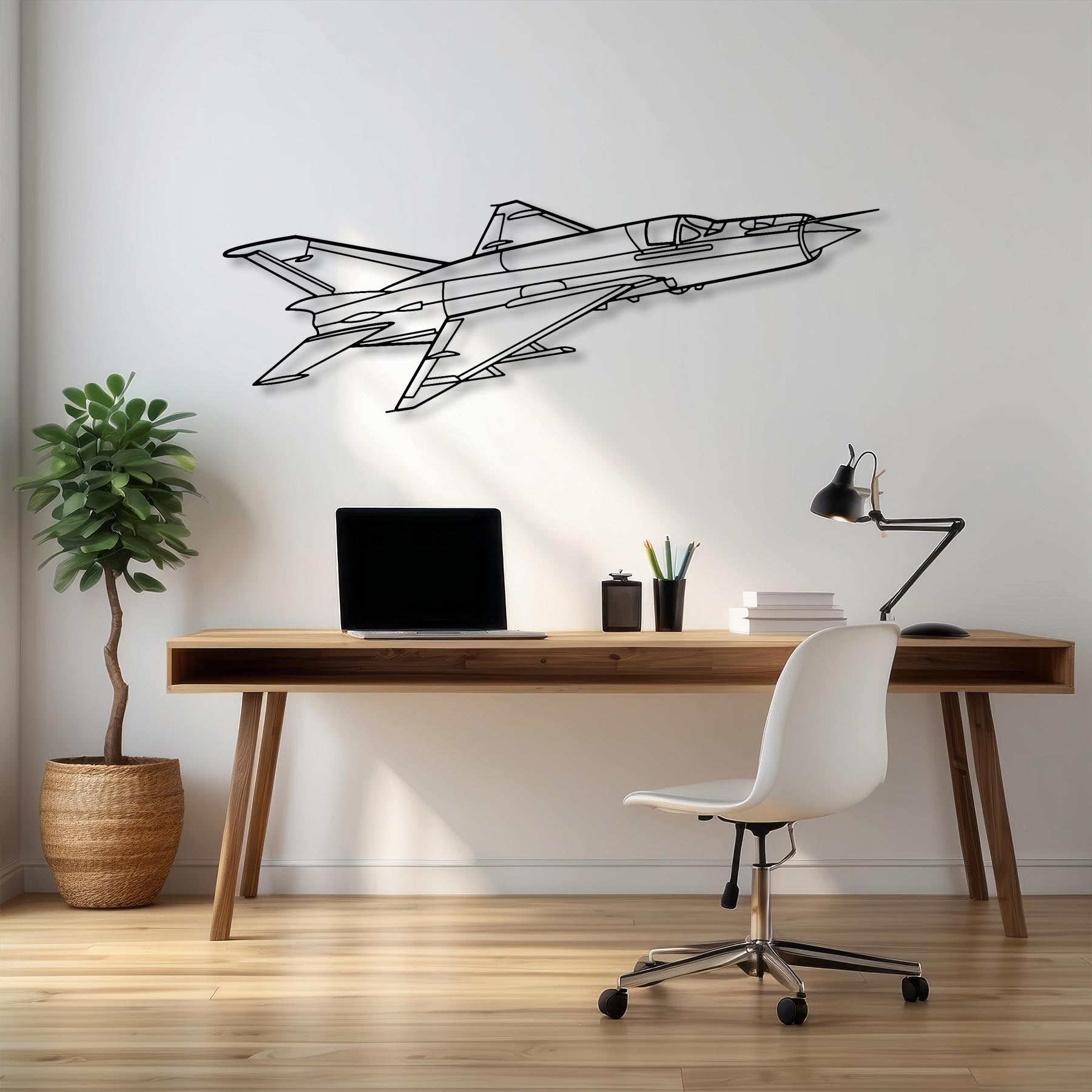 King Air 200 Front Metal Aircraft Wall Art - NCP0432