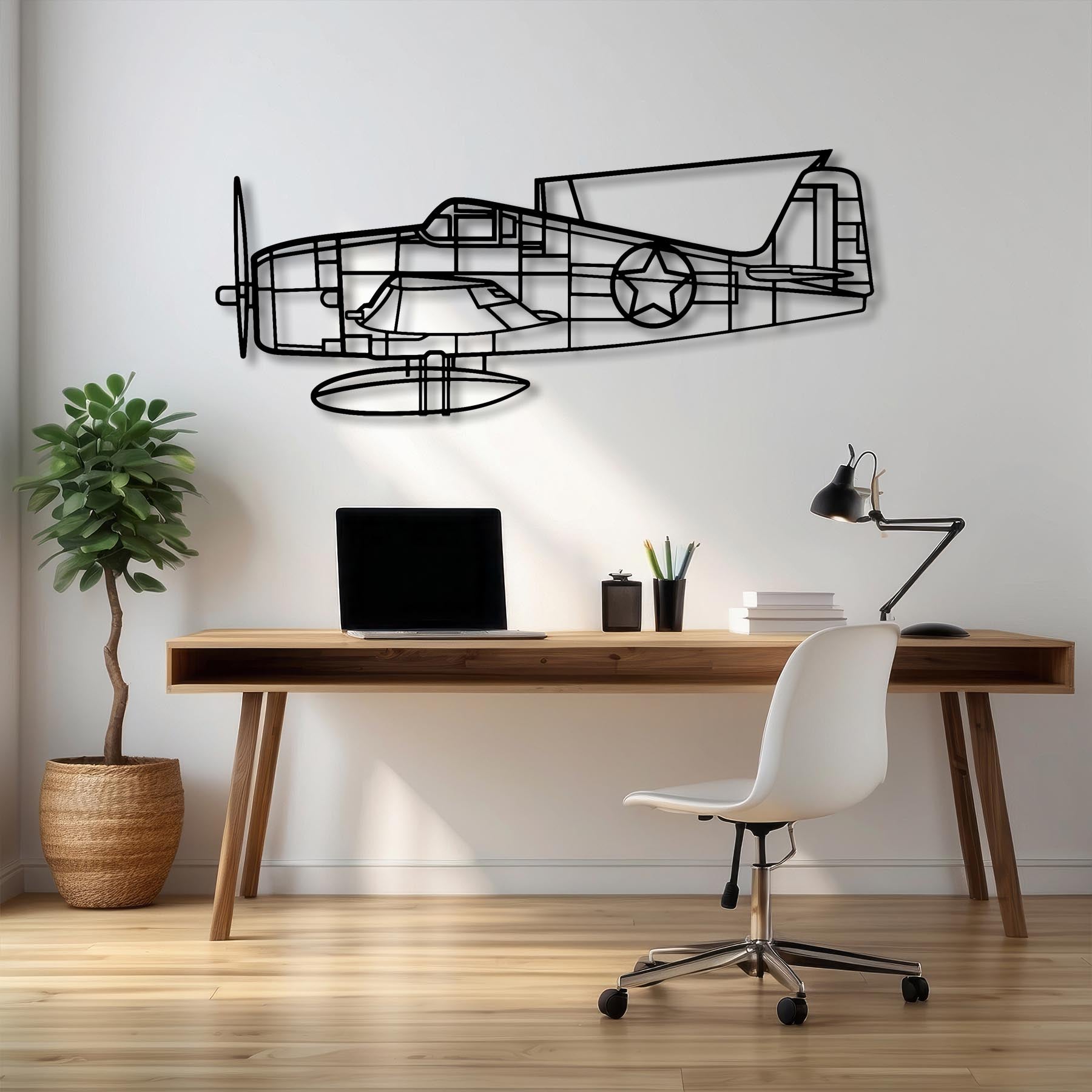 L-17 Navion Metal Aircraft Wall Art - NCP0389