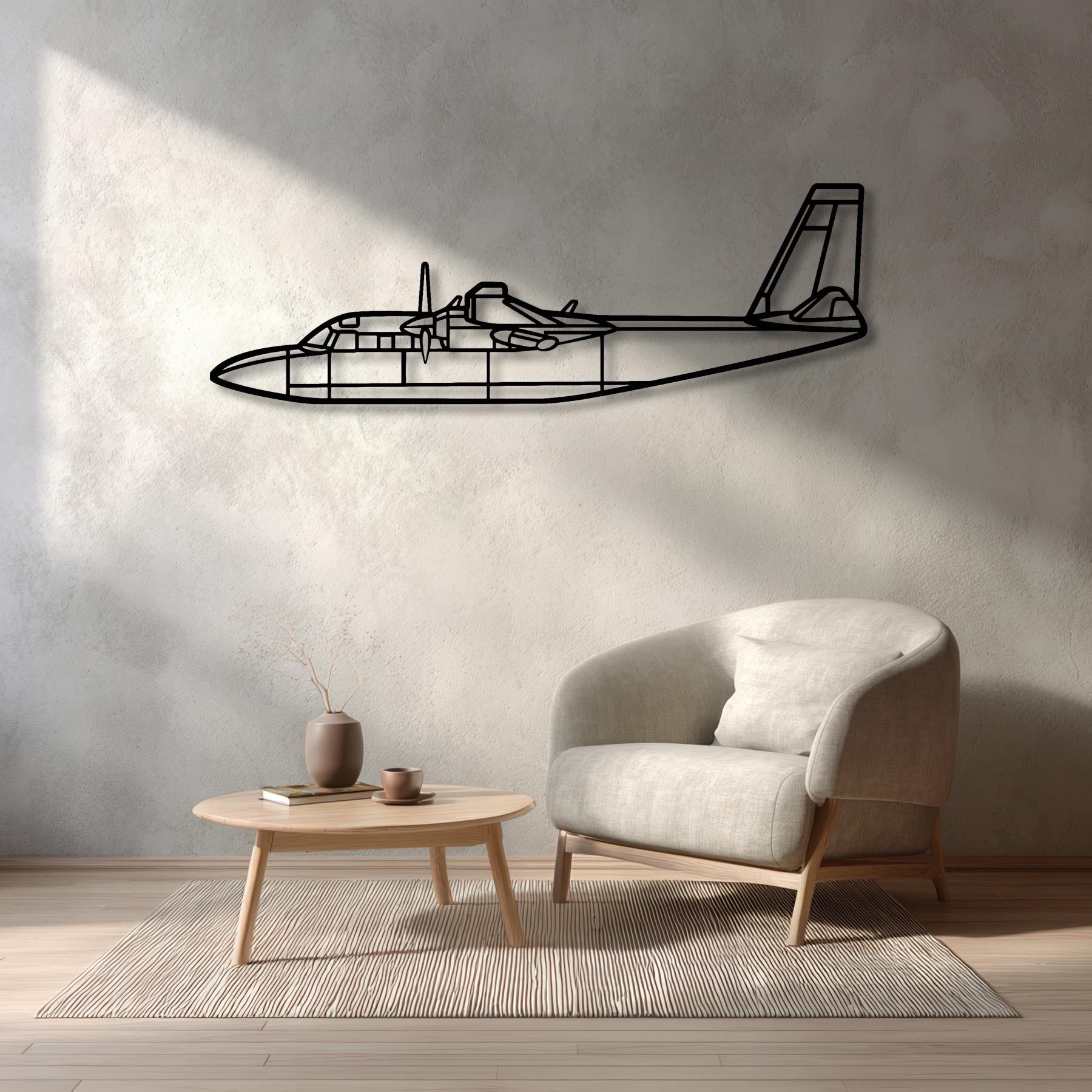 L-39 Albatros Metal Aircraft Wall Art - NCP0576
