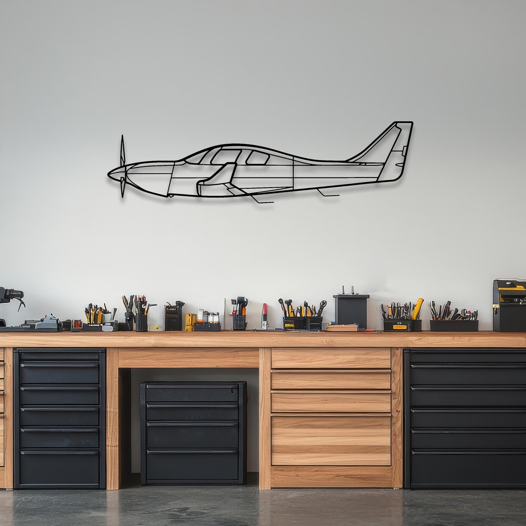 Lancair IV-P Metal Aircraft Wall Art - NCP0433