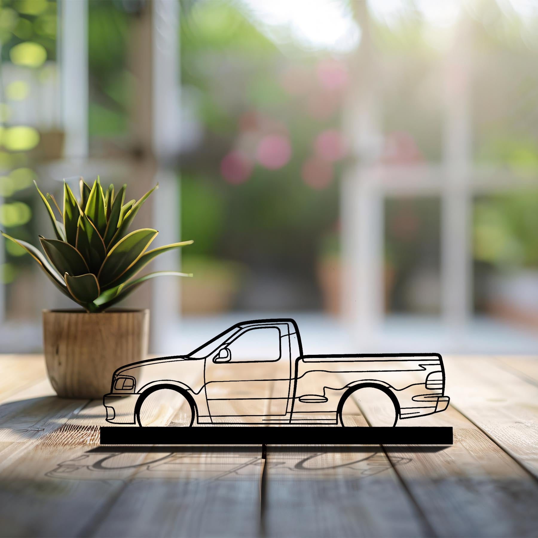 Lightning SV F150 2004 Silhouette Metal Art Stand