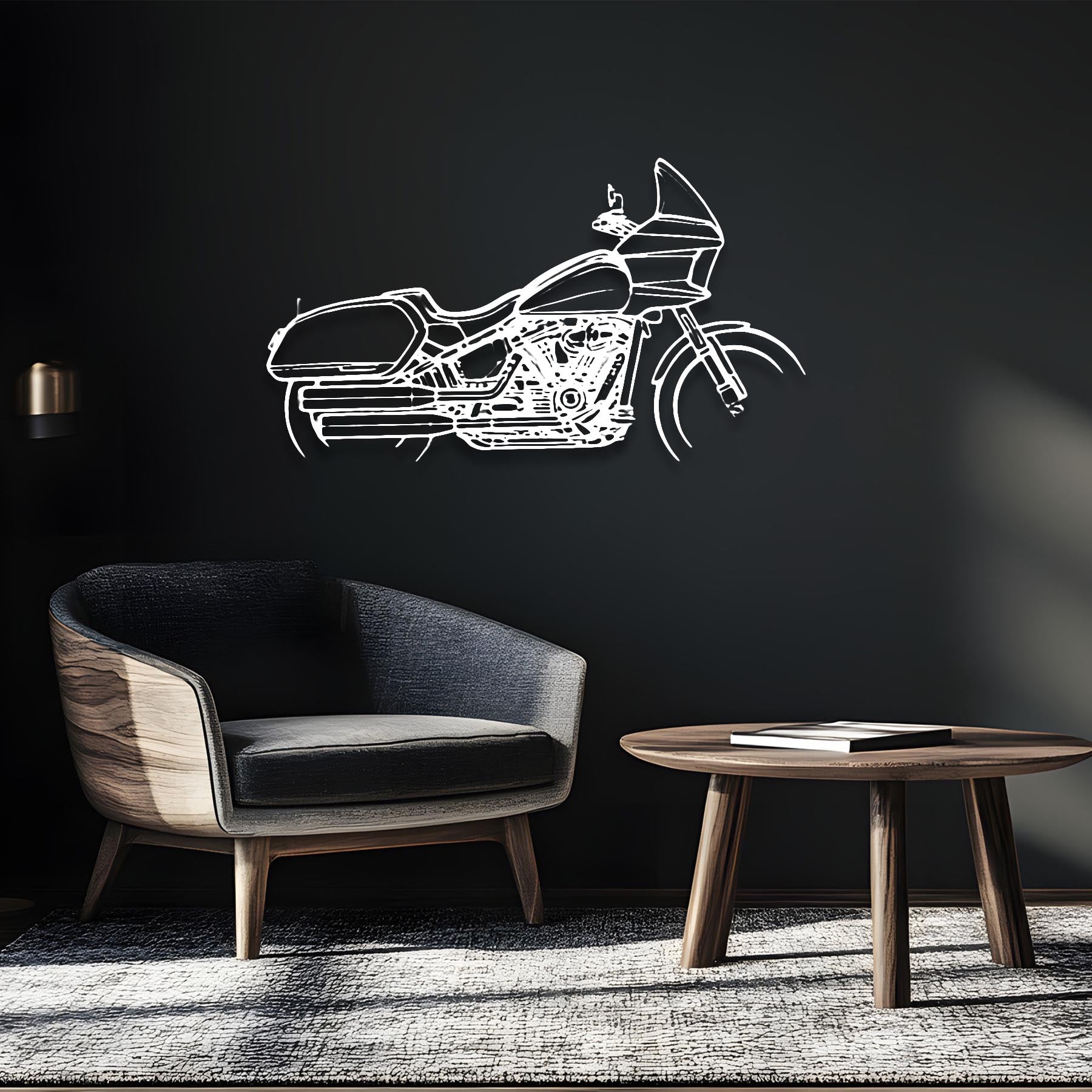 Low Rider ST 2023 Silhouette Metal Wall Art