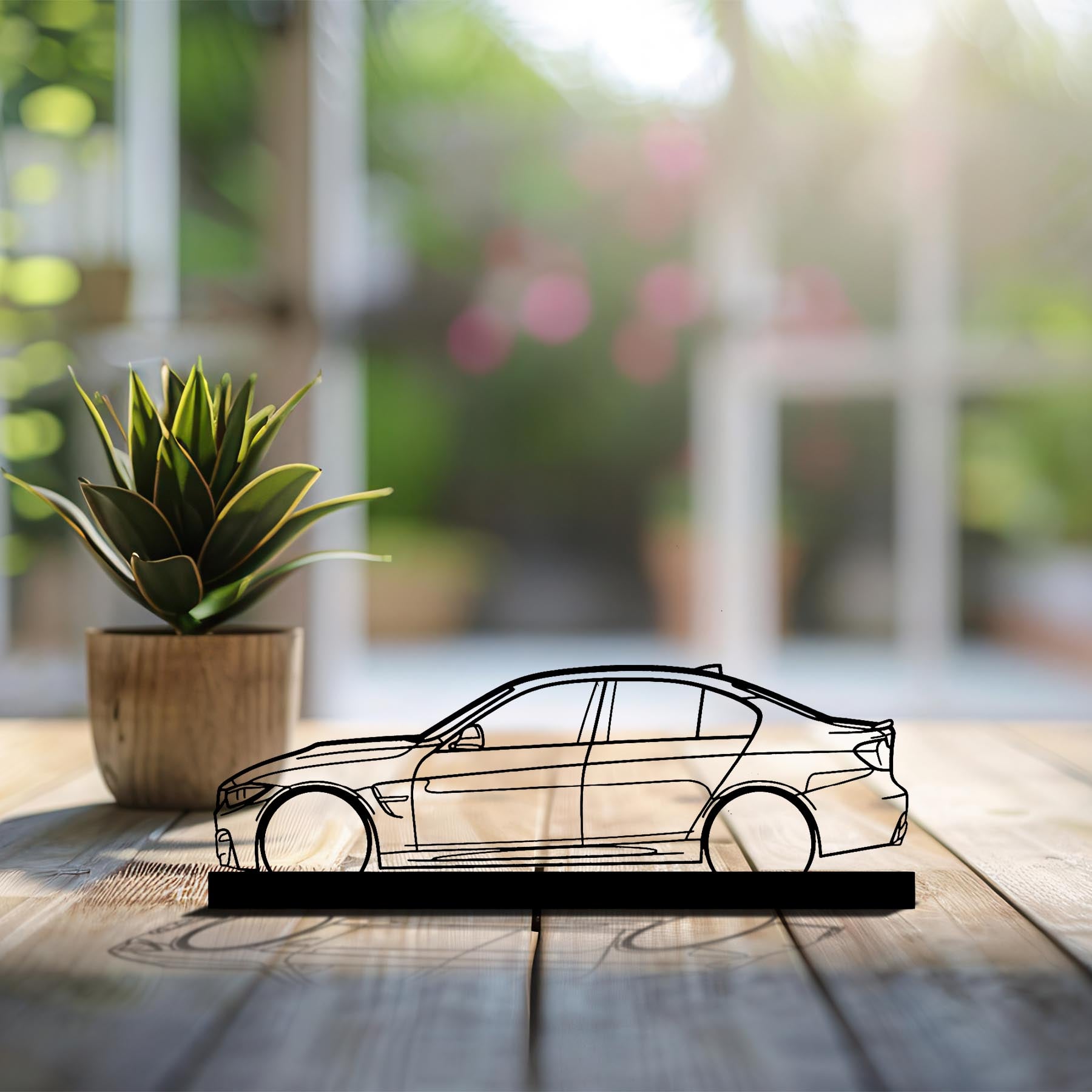 M3 F80 Silhouette Metal Art Stand