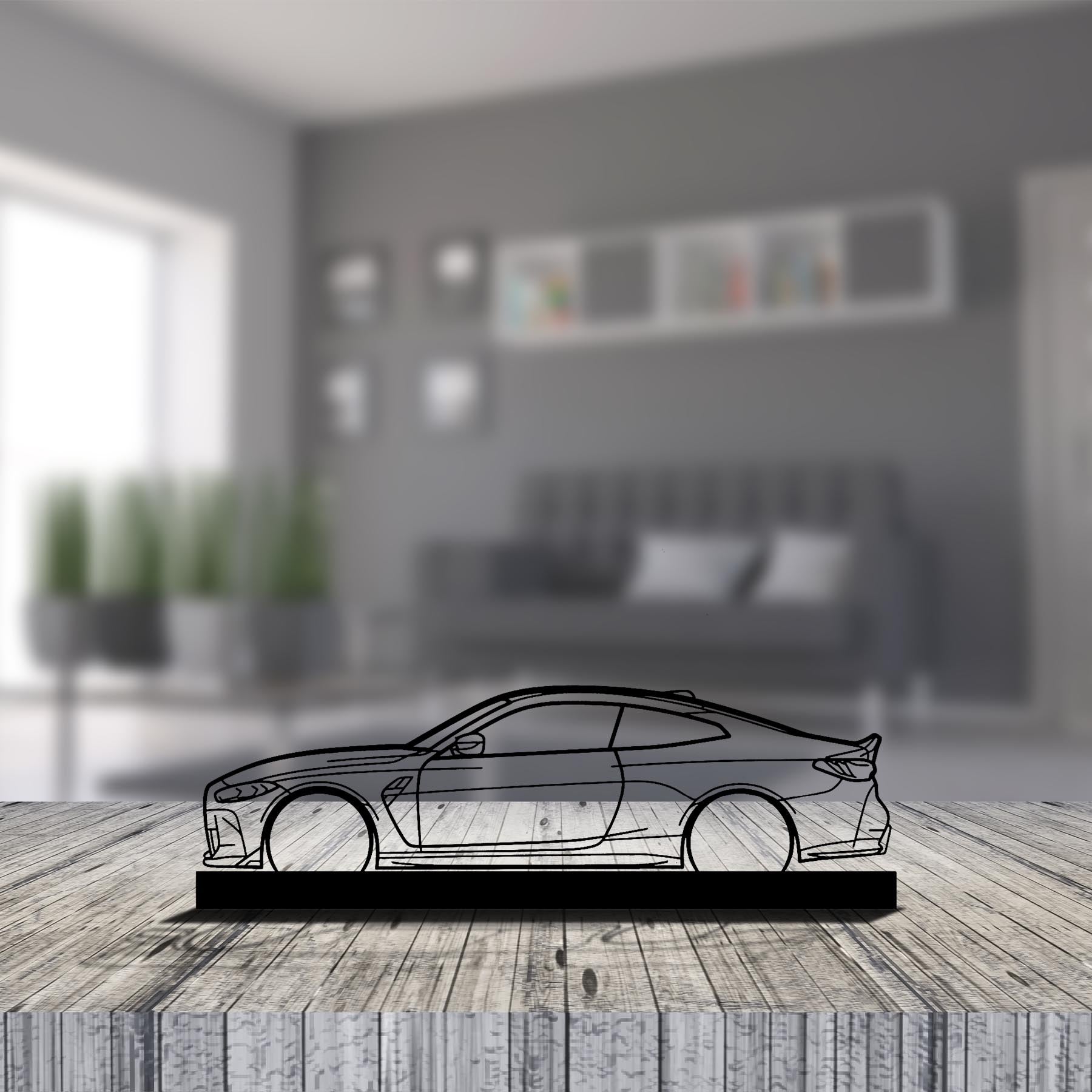 M4 CSL G82 Silhouette Metal Art Stand