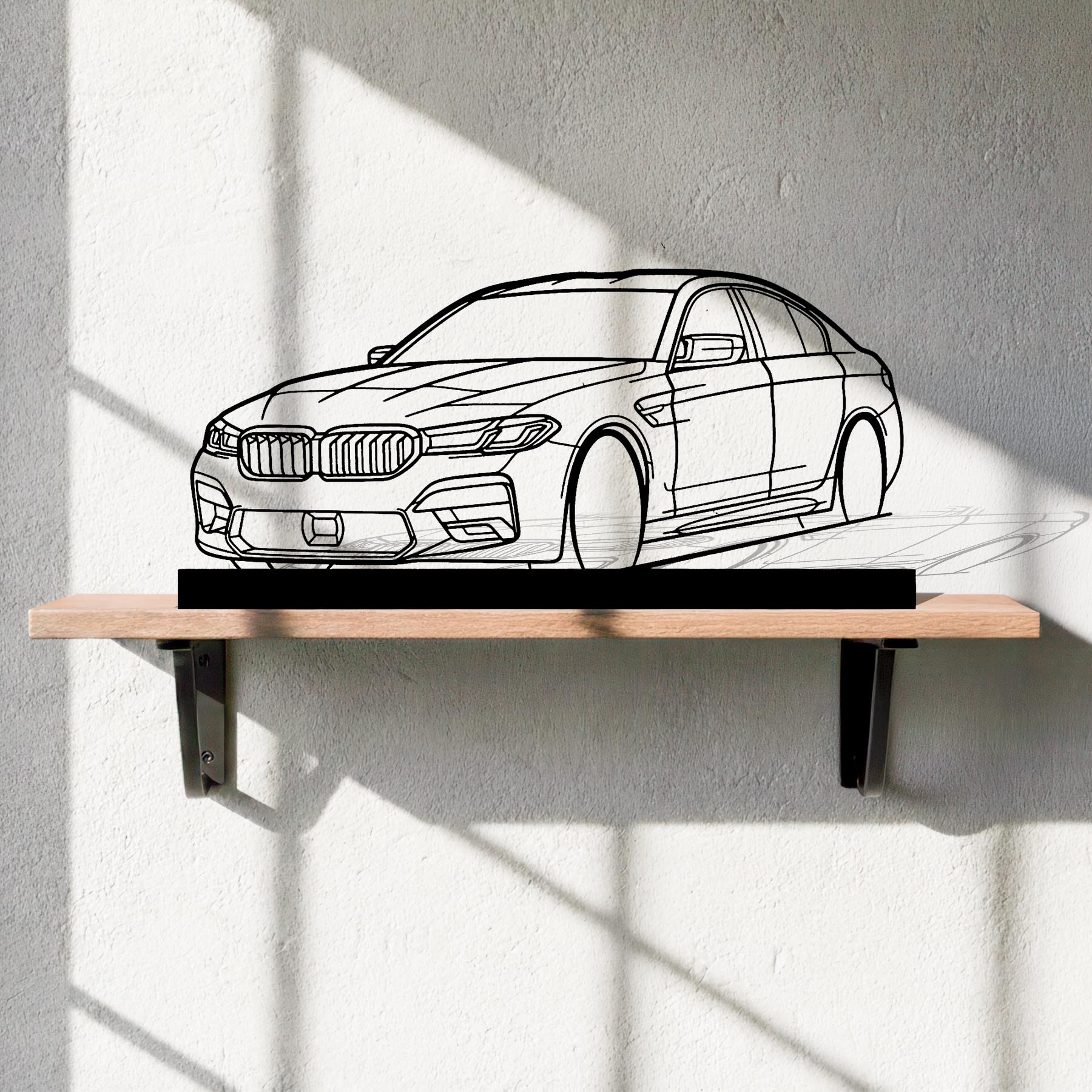 M5 Comp 2023 Angle Silhouette Metal Art Stand