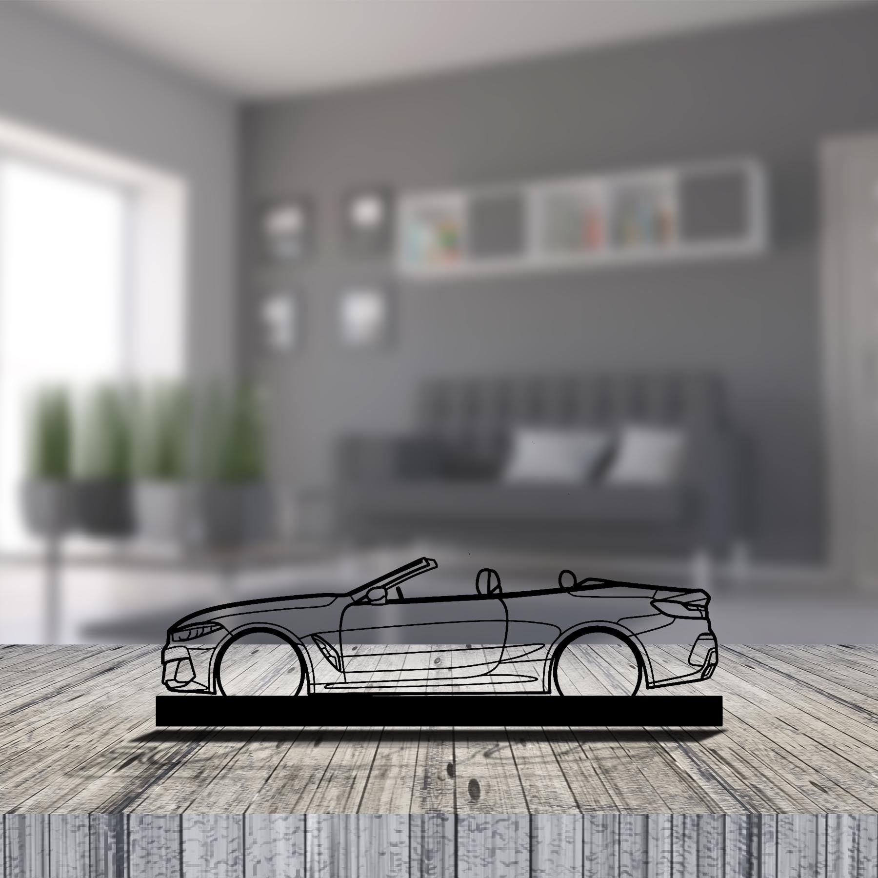 M850i Convertible Silhouette Metal Art Stand