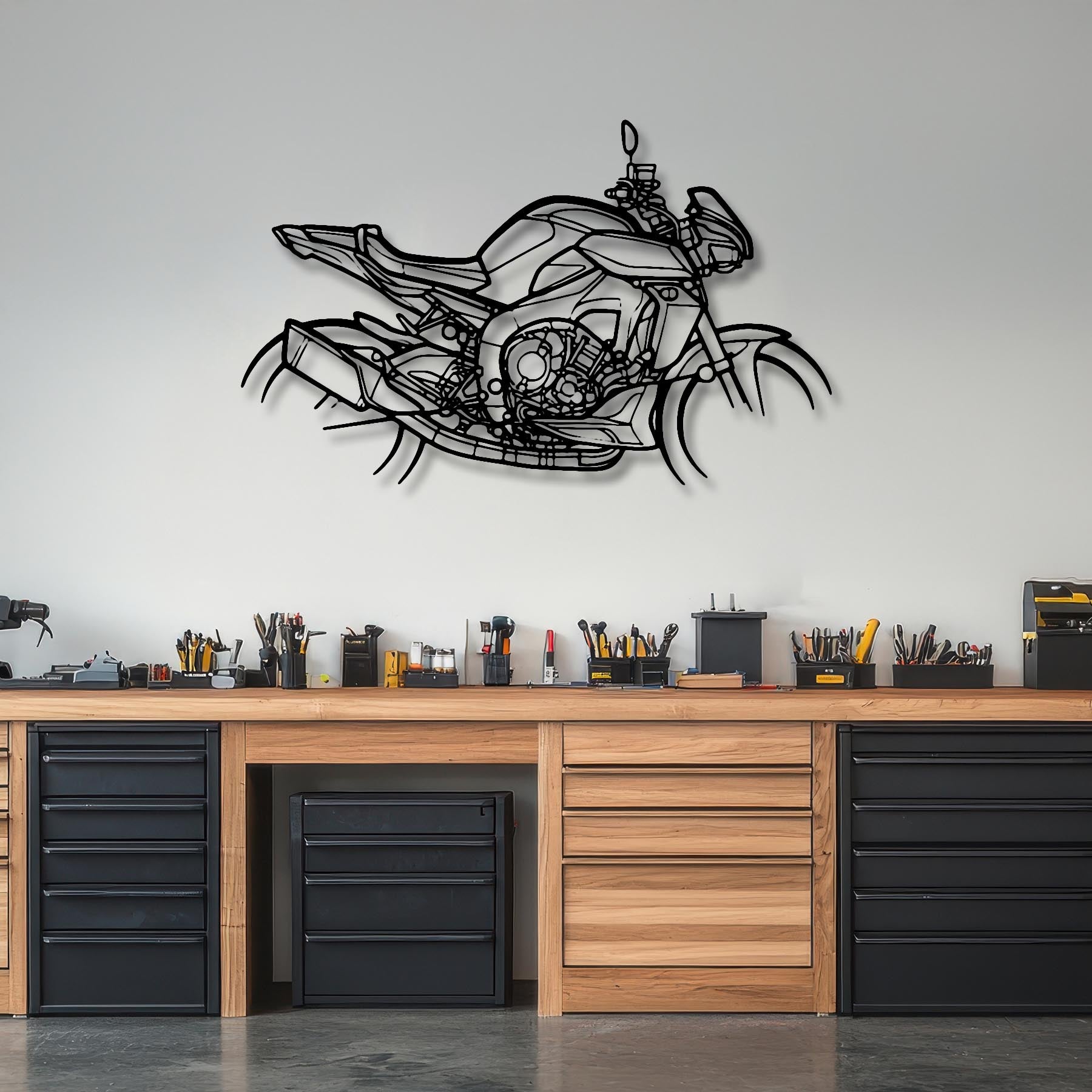 MT10 SP 2022 Silhouette Metal Wall Art