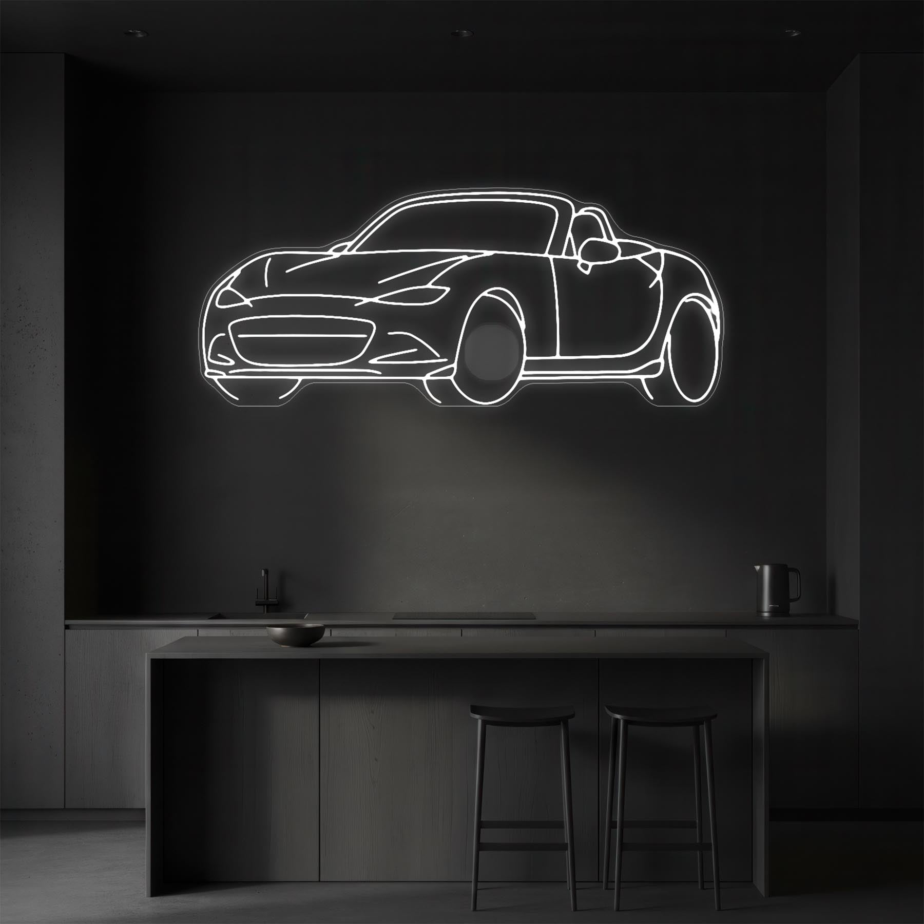 MX5 Angle Neon Silhouette