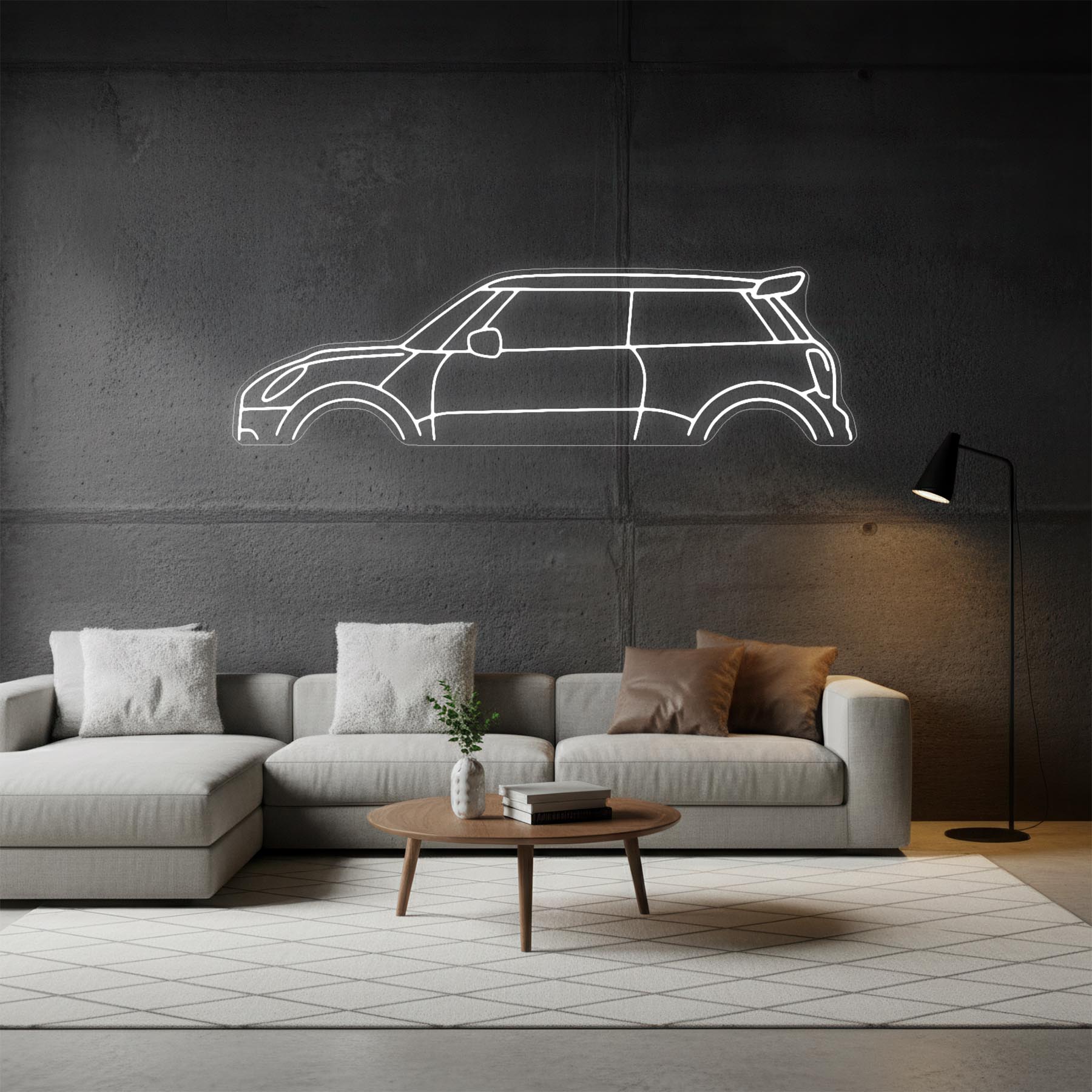 Mini JCW 2021 Neon Silhouette