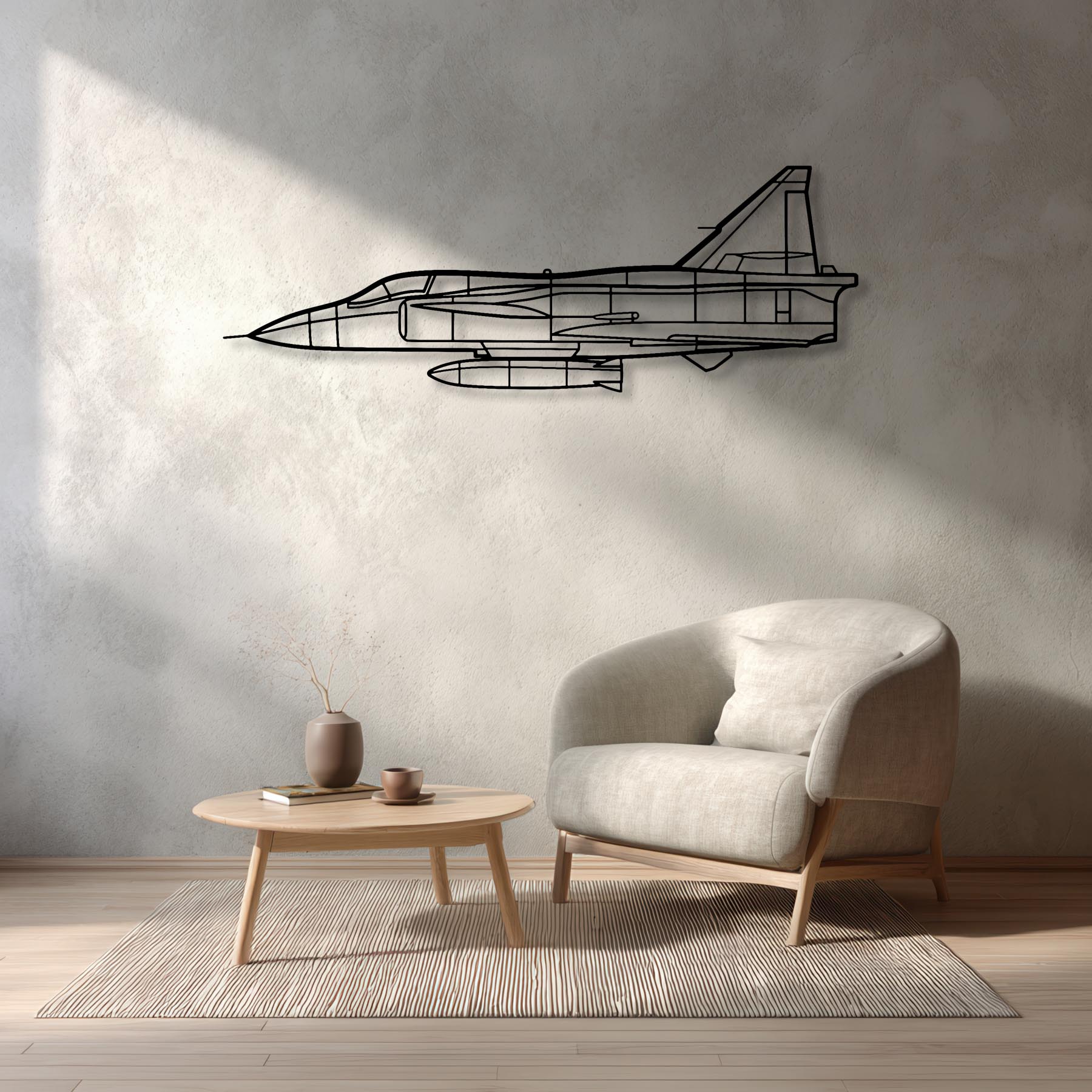 Model 75 Metal Aircraft Wall Art - NCP0108