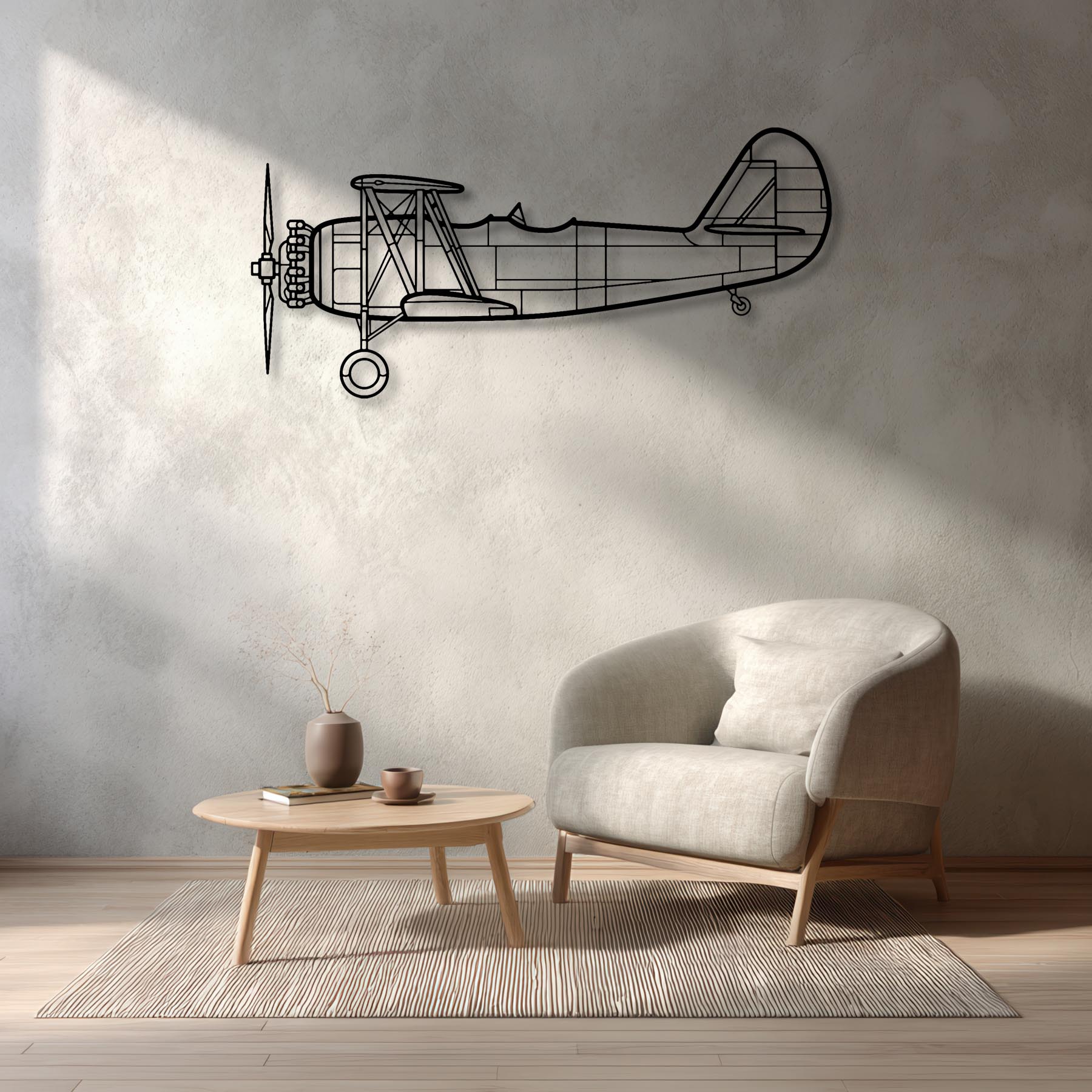 N3N-3 Metal Aircraft Wall Art - NCP0337