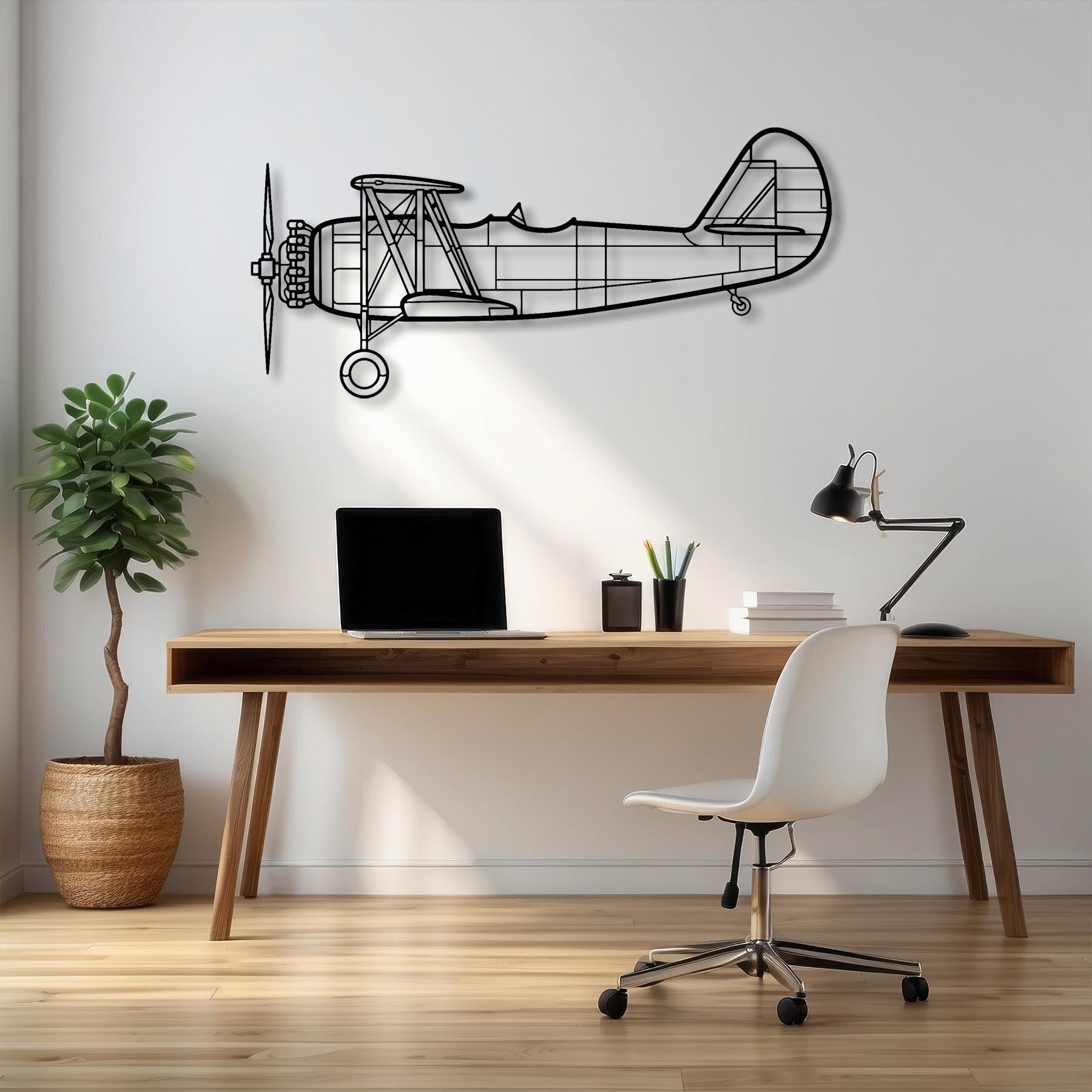 N3N-3 Metal Aircraft Wall Art - NCP0337