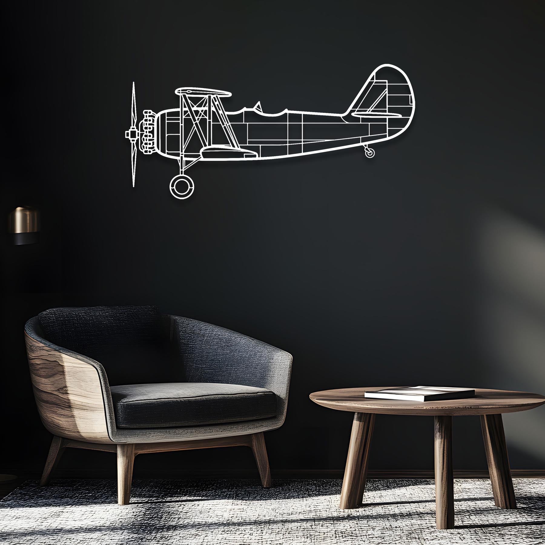 N3N-3 Metal Aircraft Wall Art - NCP0337