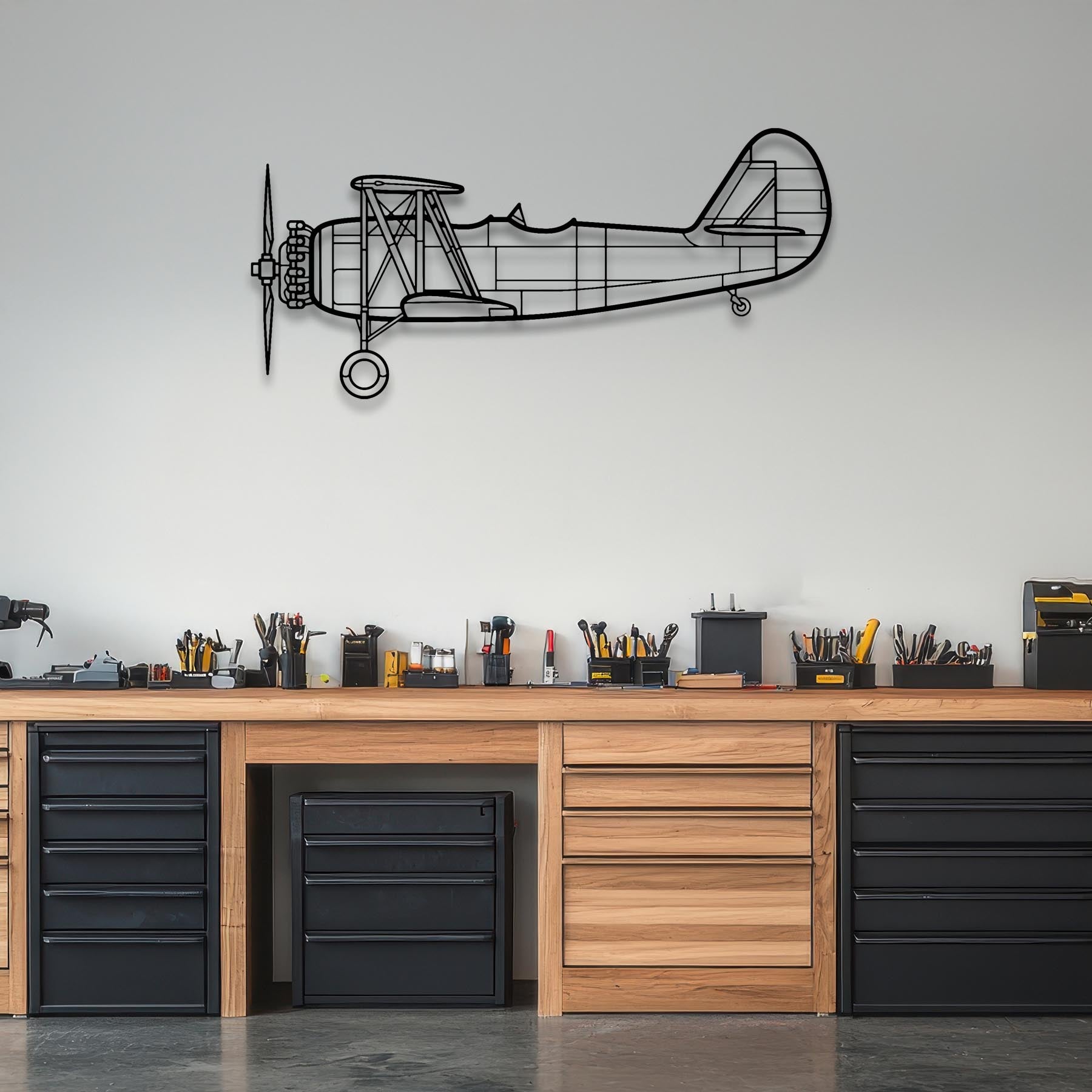 N3N-3 Metal Aircraft Wall Art - NCP0337
