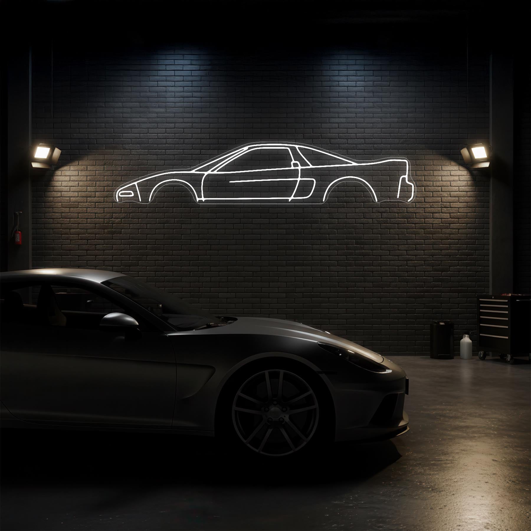 NSX Na1 Neon Silhouette