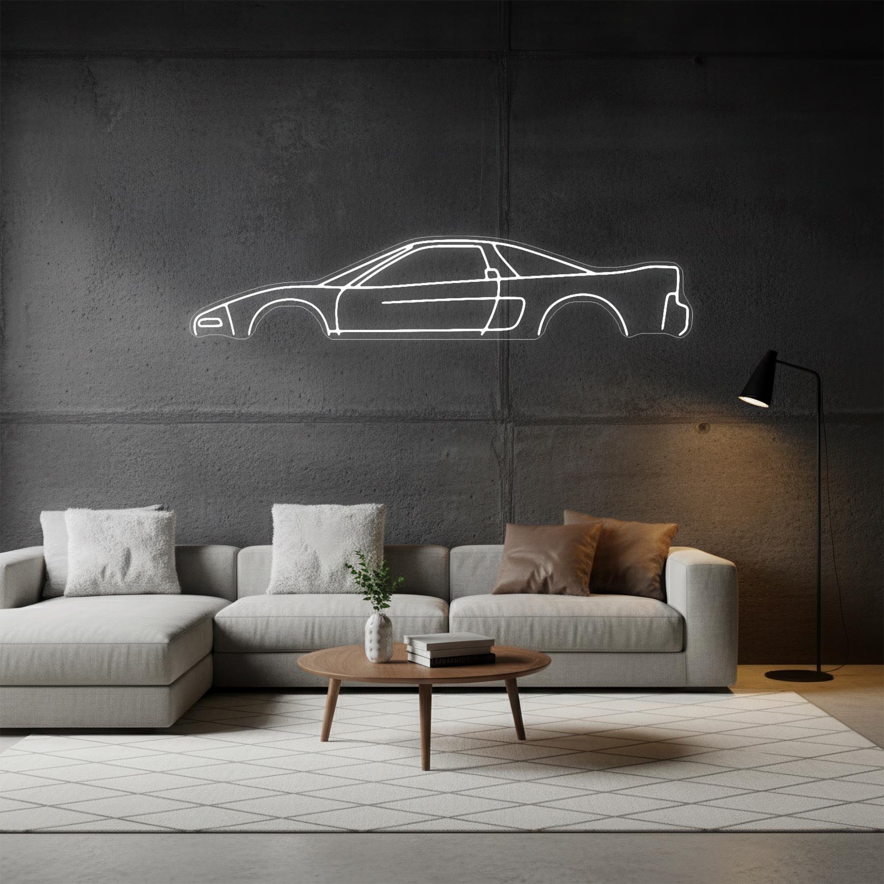 NSX Na1 Neon Silhouette