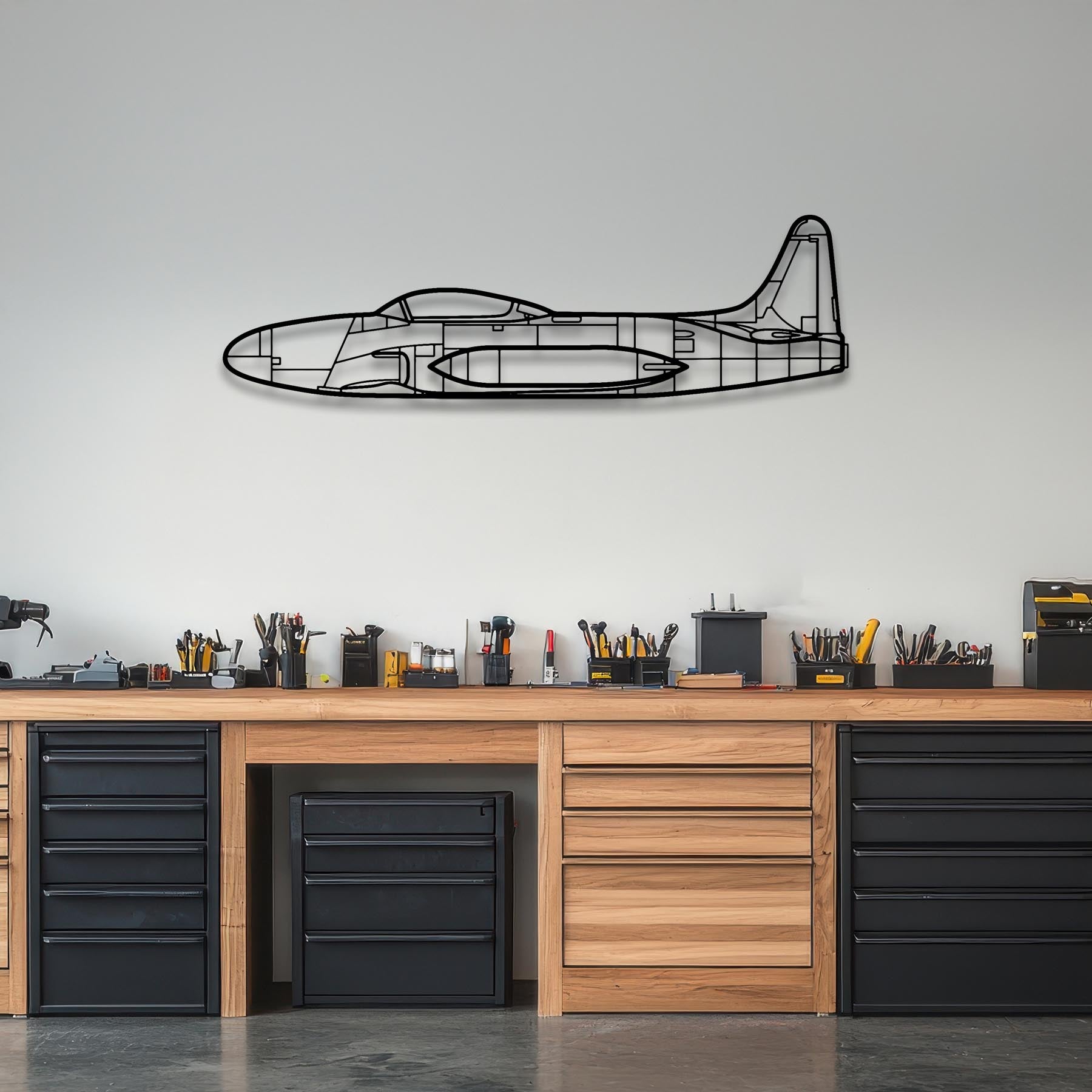 NXCUB Metal Aircraft Wall Art - NCP0338