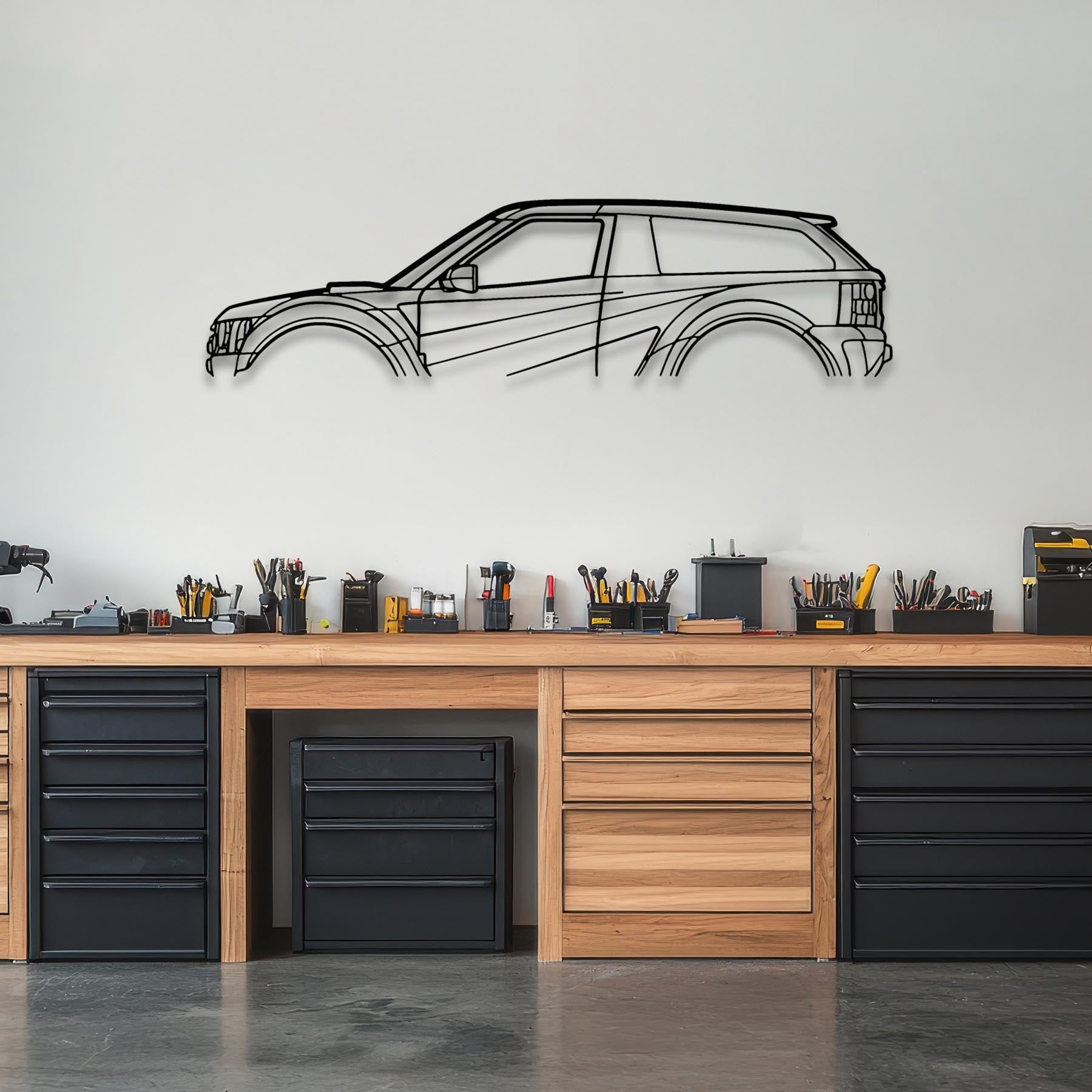 Nemesis 2007 Classic Silhouette Metal Wall Art