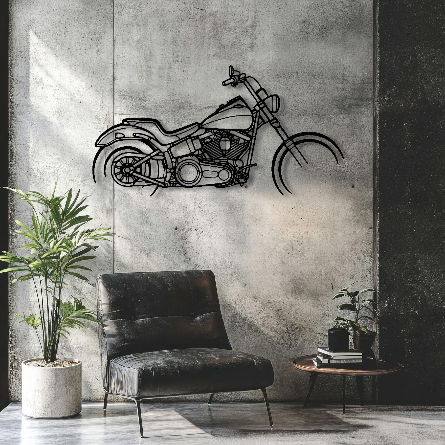 Night Train 2006 Silhouette Metal Wall Art