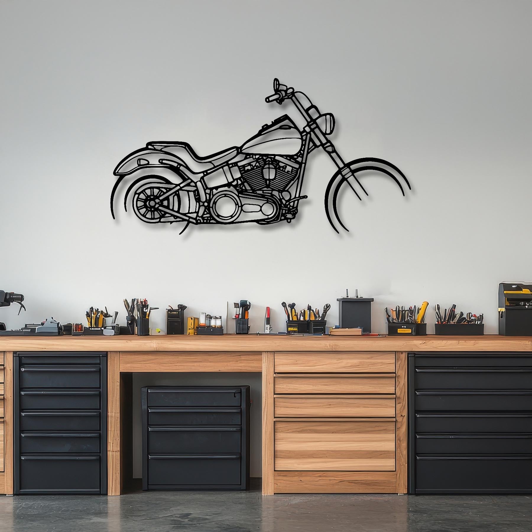 Night Train 2006 Silhouette Metal Wall Art