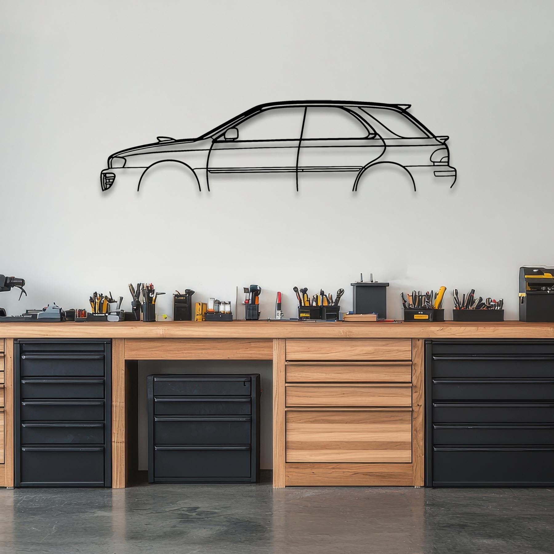 Outback 2000 Classic Silhouette Metal Wall Art