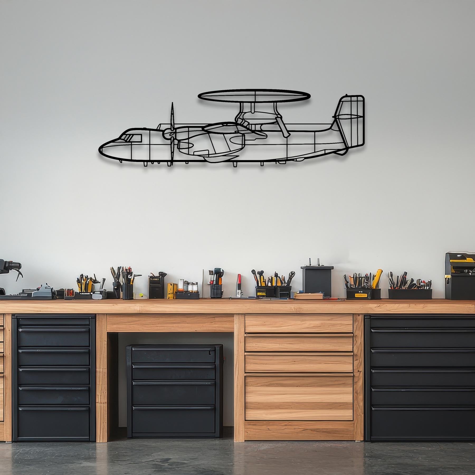 PA-24 Comanche Metal Aircraft Wall Art - NCP0112