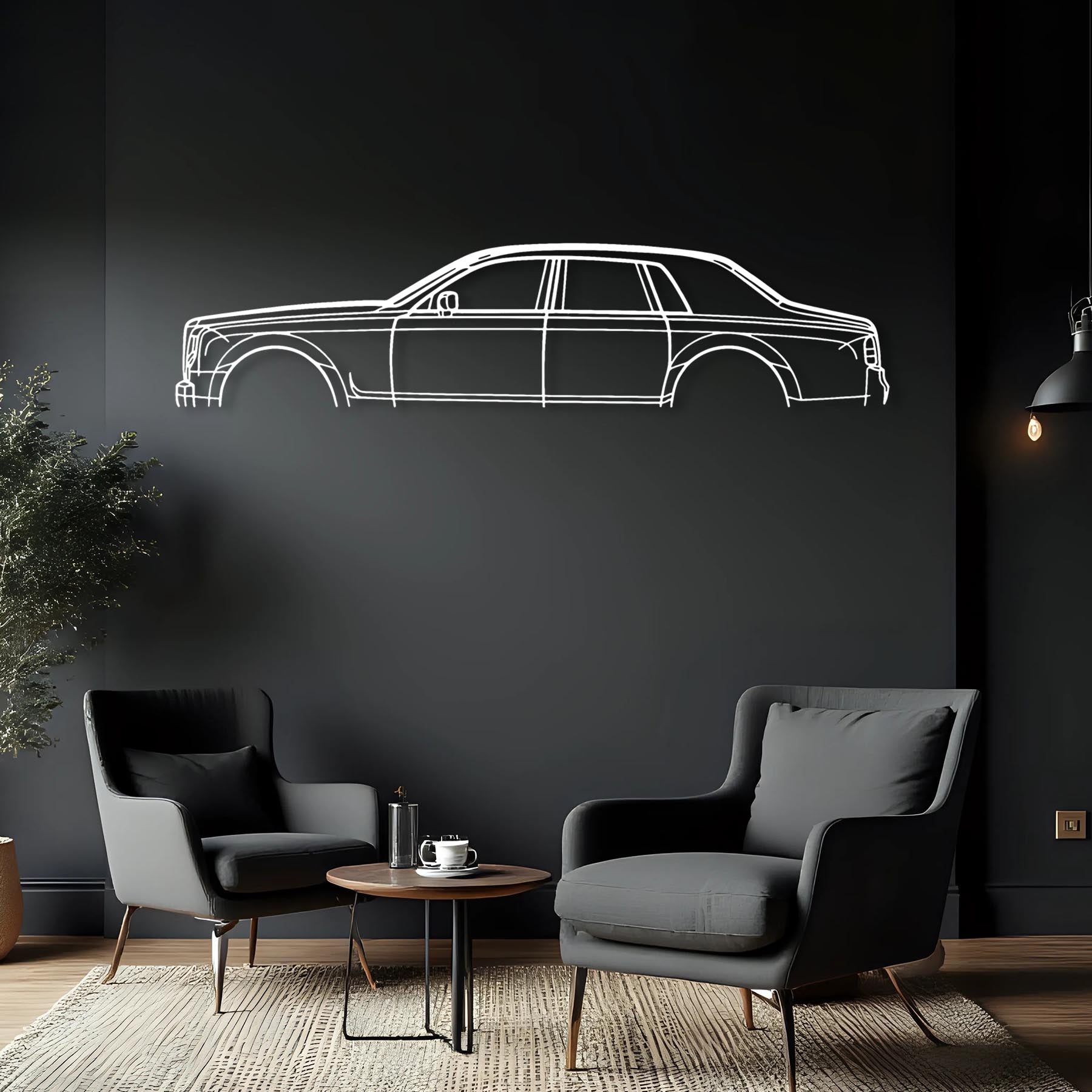 Phantom 2007 Classic Silhouette Metal Wall Art