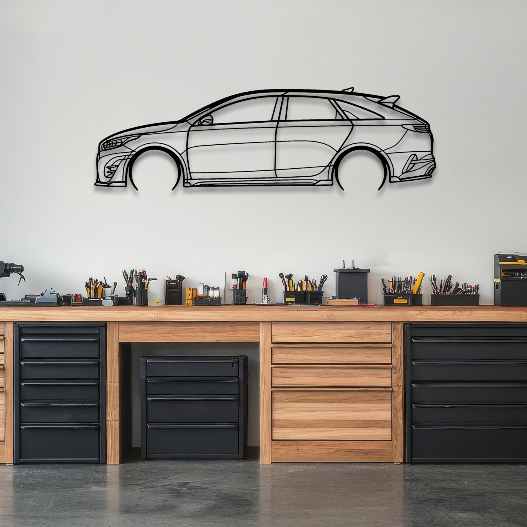 ProCeed GT 2022 Detailed Silhouette Metal Wall Art