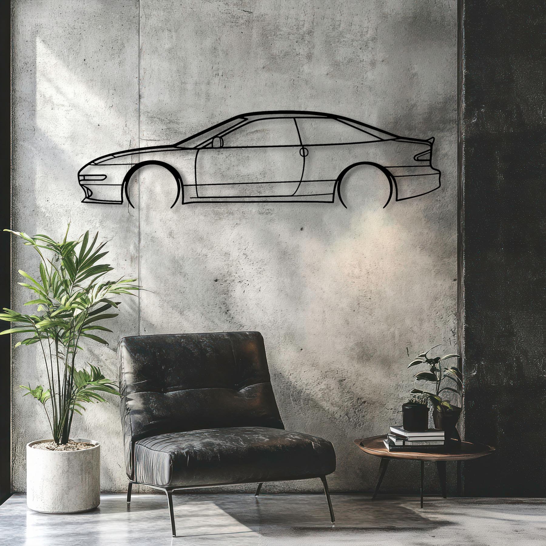Probe GT Detailed Silhouette Metal Wall Art