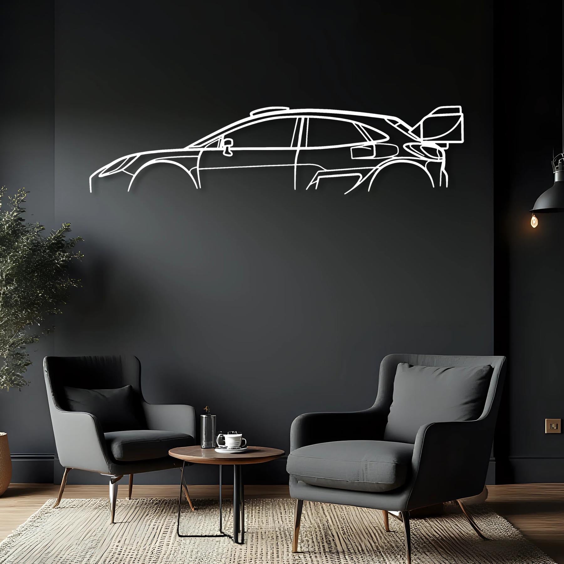 Puma Rally1 Classic Metal Silhouette Wall Art