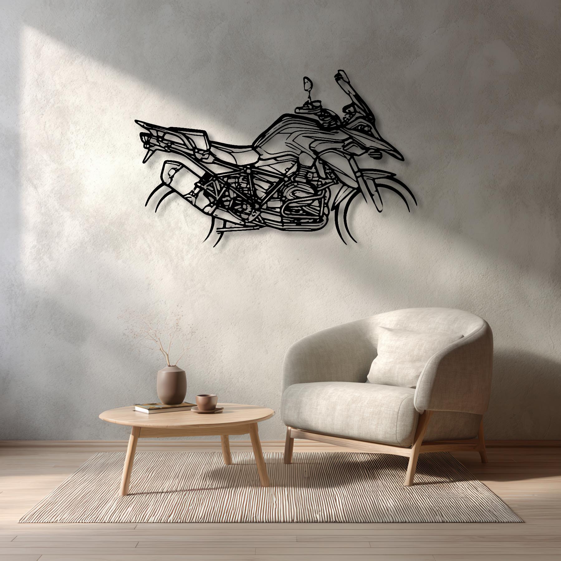 R1200GS 2013 Silhouette Metal Wall Art
