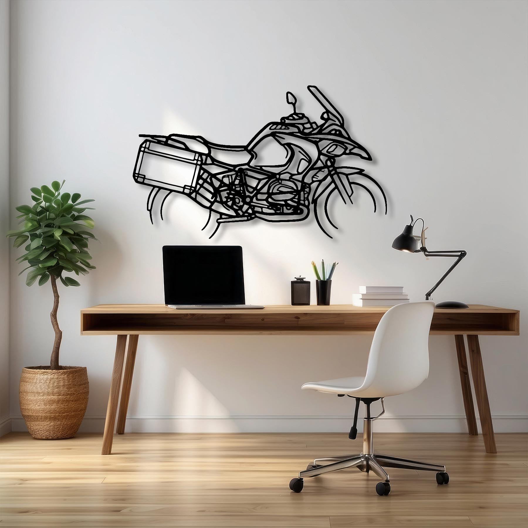 R1200 GS Adventure Silhouette Metal Wall Art
