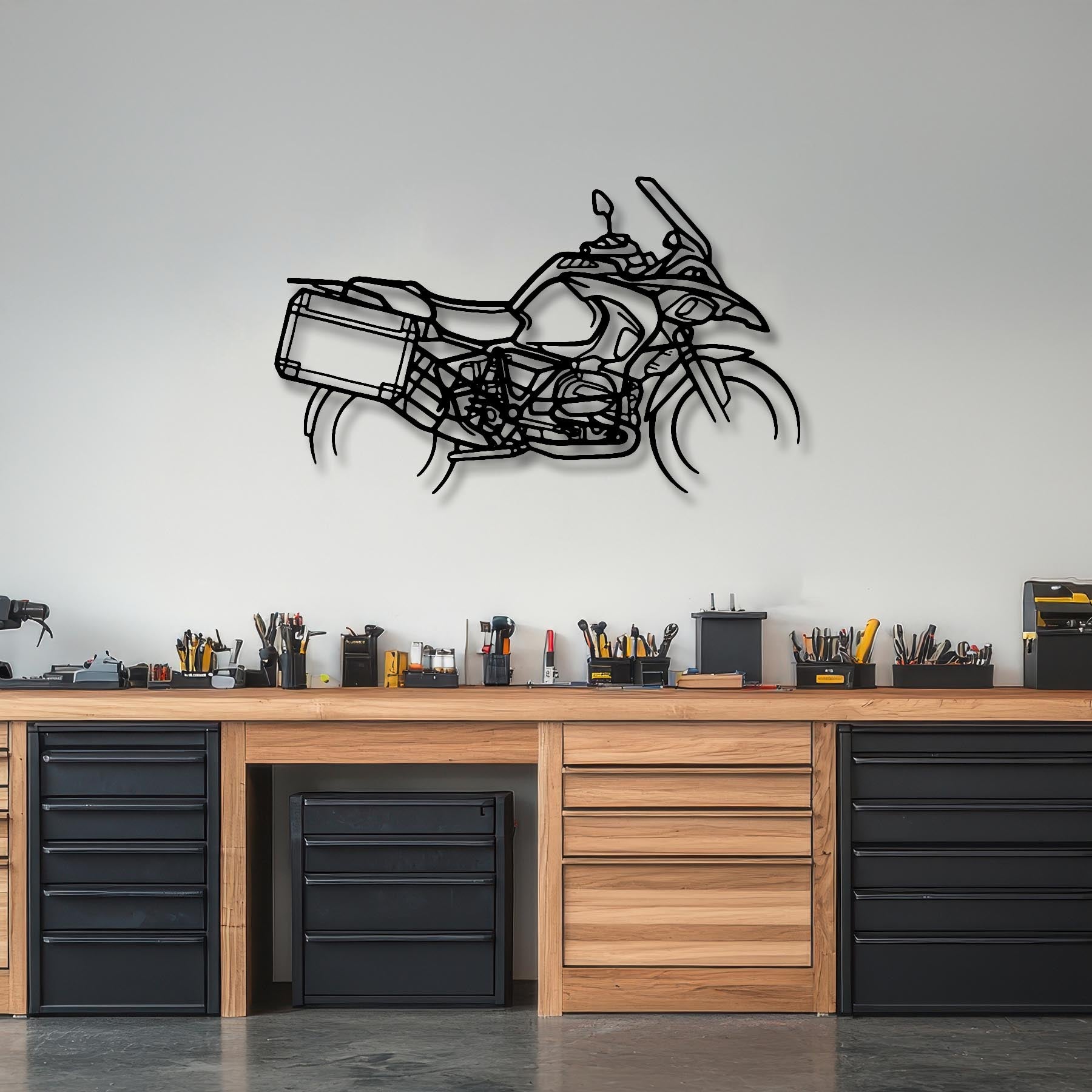 R1200 GS Adventure Silhouette Metal Wall Art